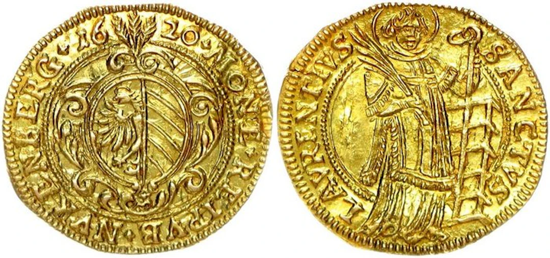 Deutschland Nürnberg, Stadt. Goldgulden 1620