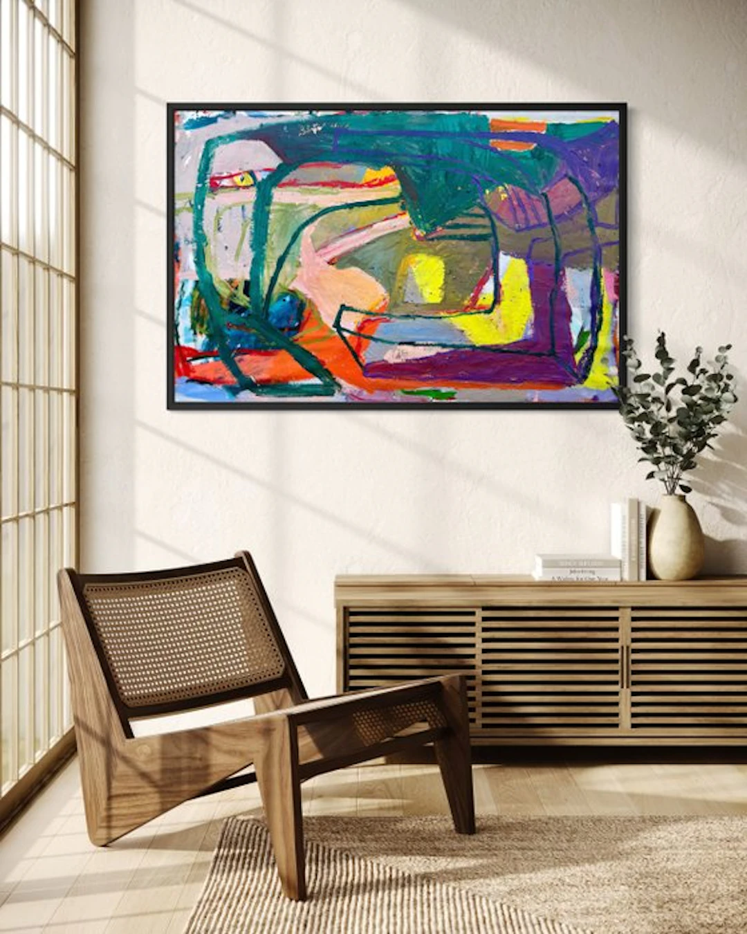 NOVA! - The garden #03 _ large abstract landscape painting
