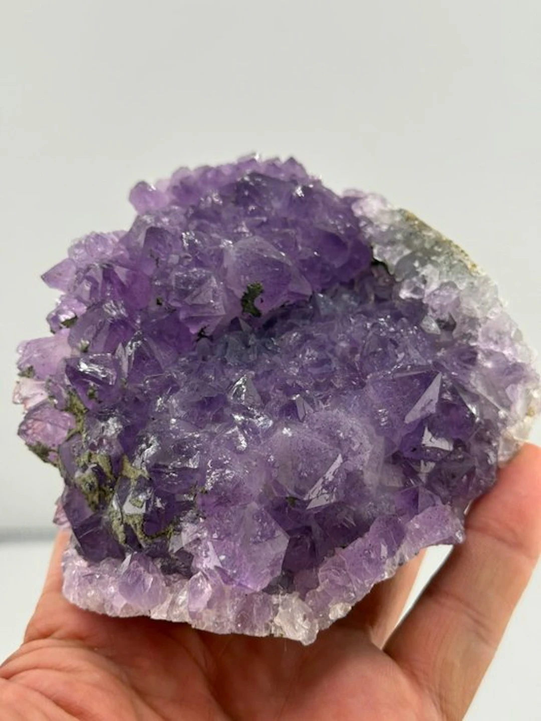 Amethyst Crystal Cluster – Deep Purple Quartz Display Specimen- 750 g - (1)