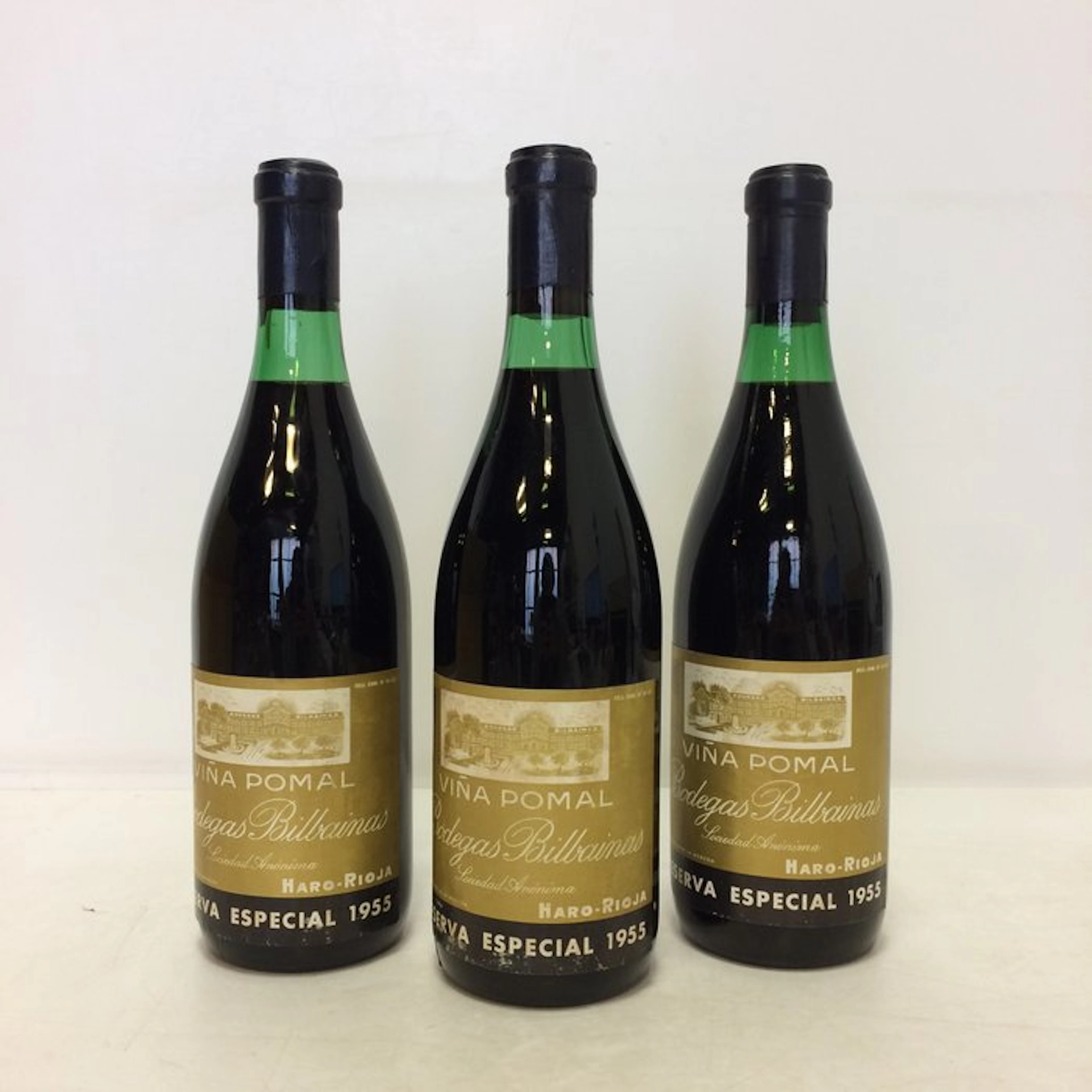 1955 Bodegas Bilbainas, Viña Pomal - Rioja Reserva Especial - 3 Bottles (0.75L)
