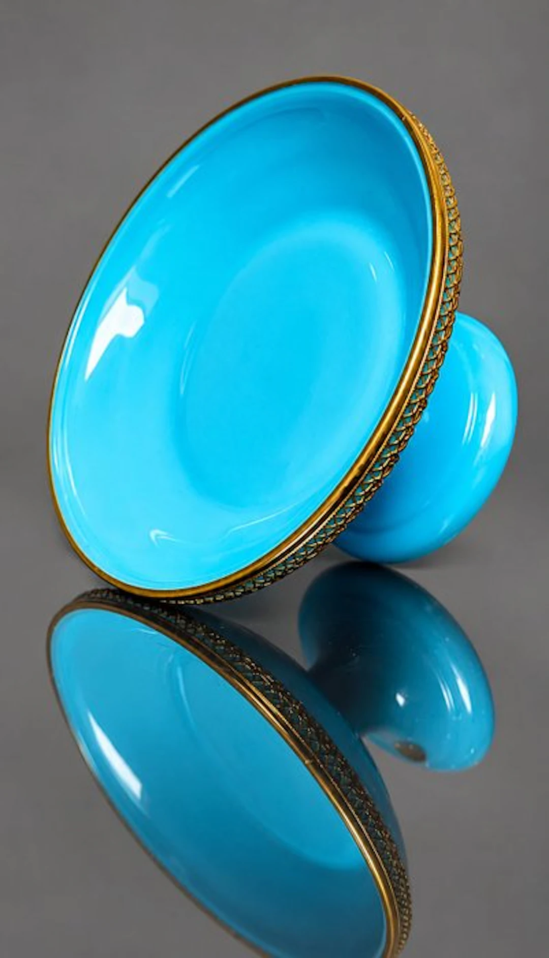 Platter - Opaline glass - Opaline vintage bowl