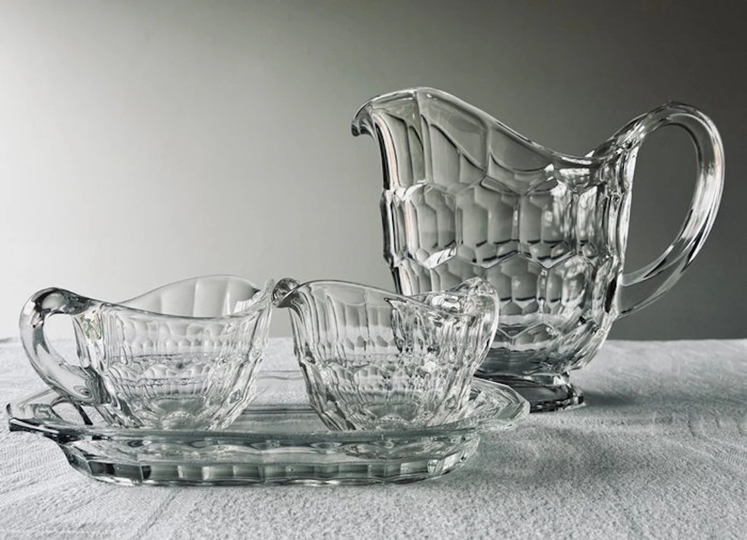Val Saint Lambert - Table service (4) - Luxval Scales - Glass