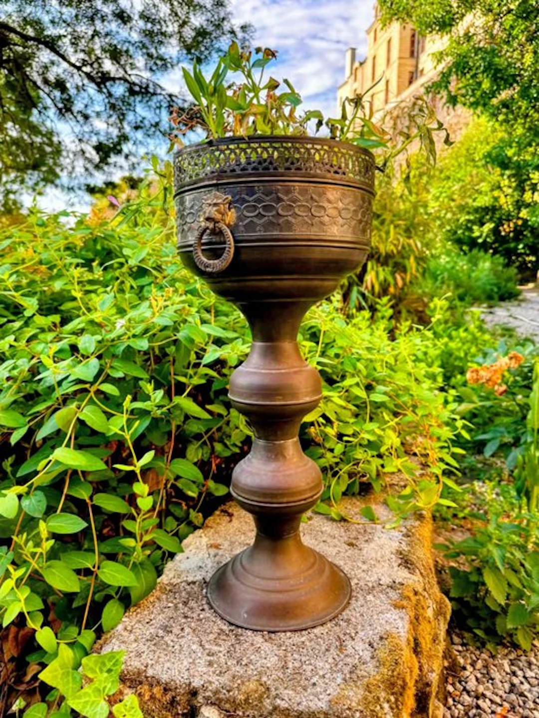 Jardinière - Copper - Baroque style