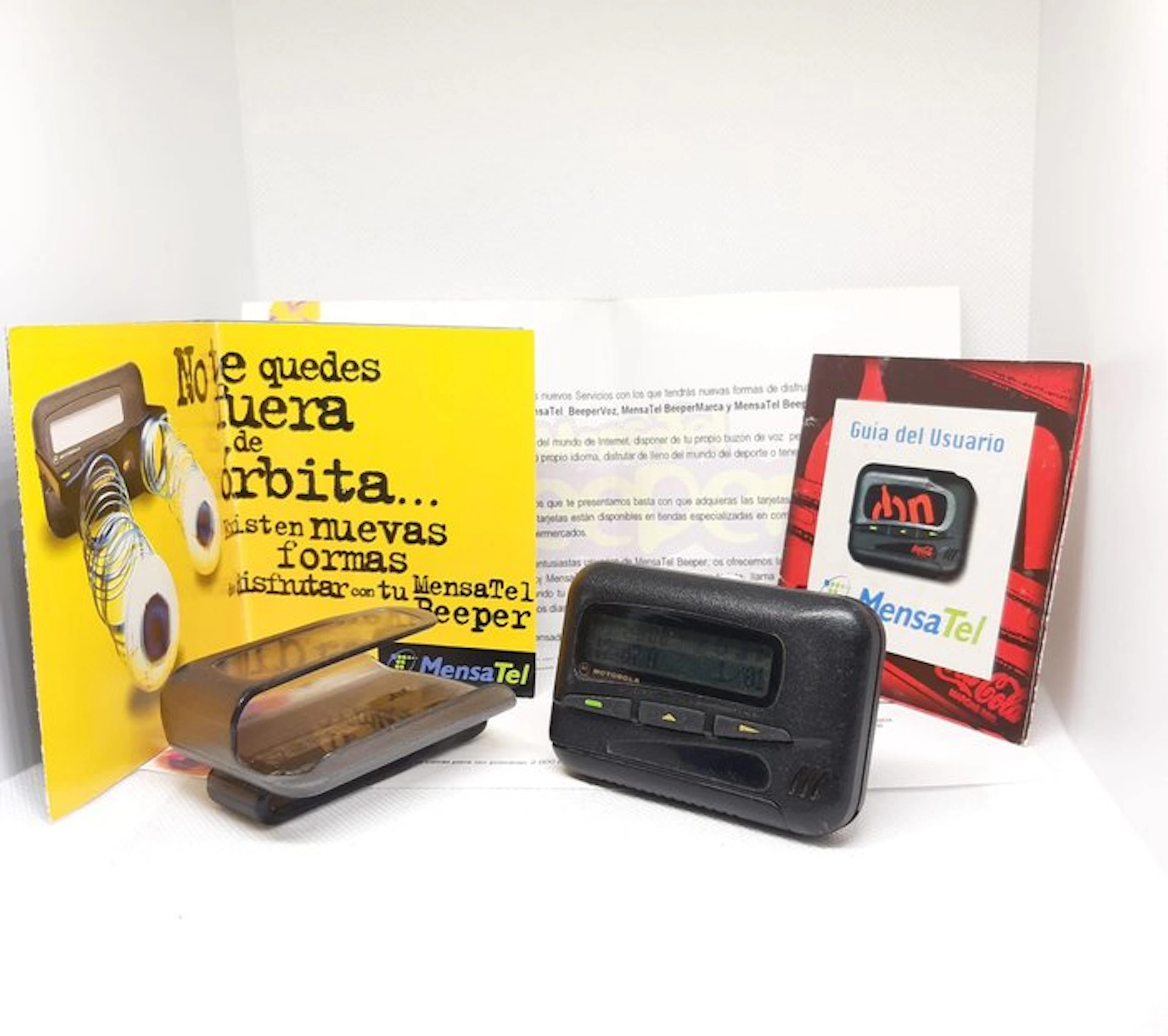 Motorola, Coca-Cola, MensaTel - A03PHB5962AA pager - Mobile phone