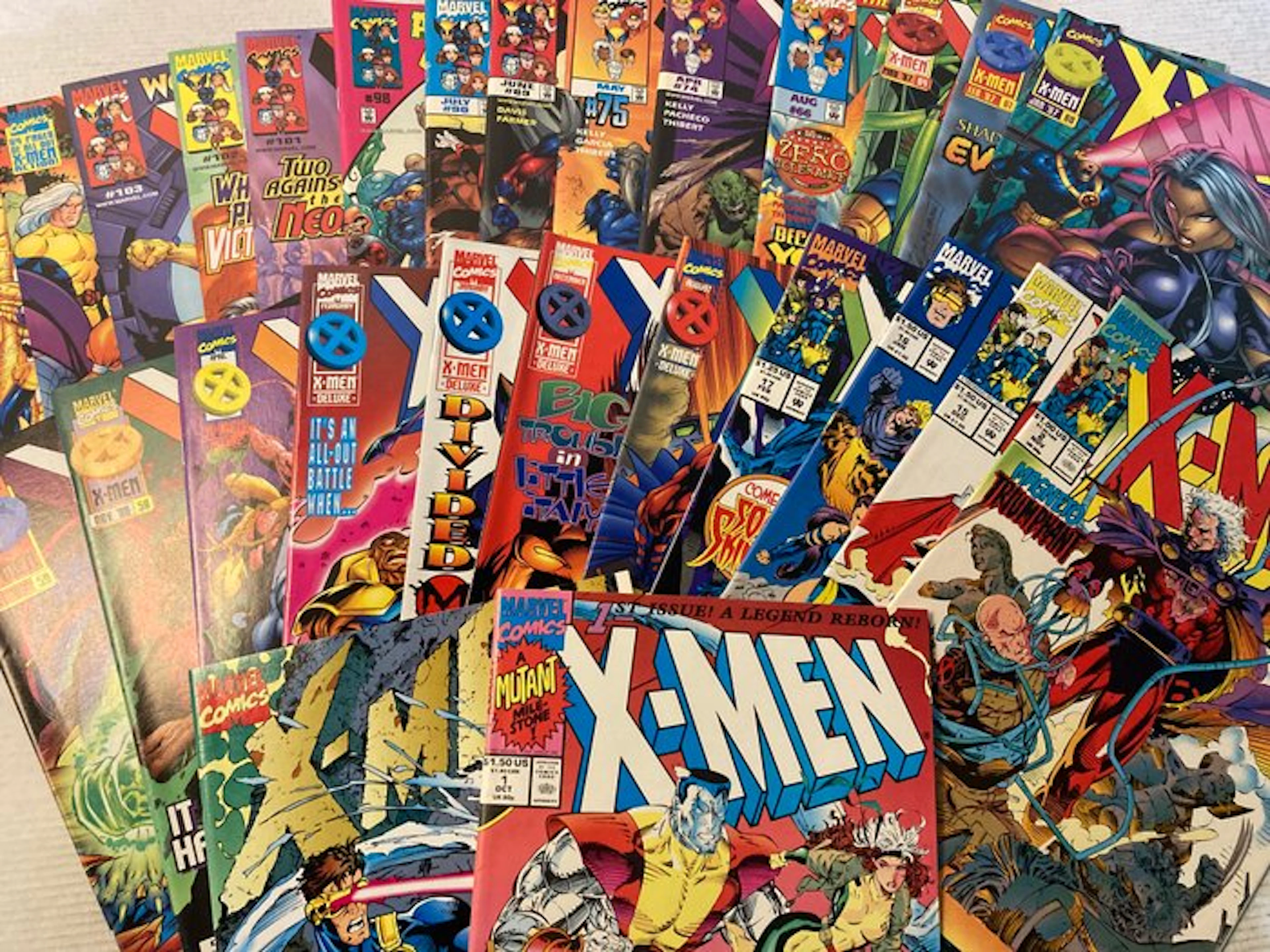 X-Men (1991) 27 comics in range # 1 to 102 with Annuals