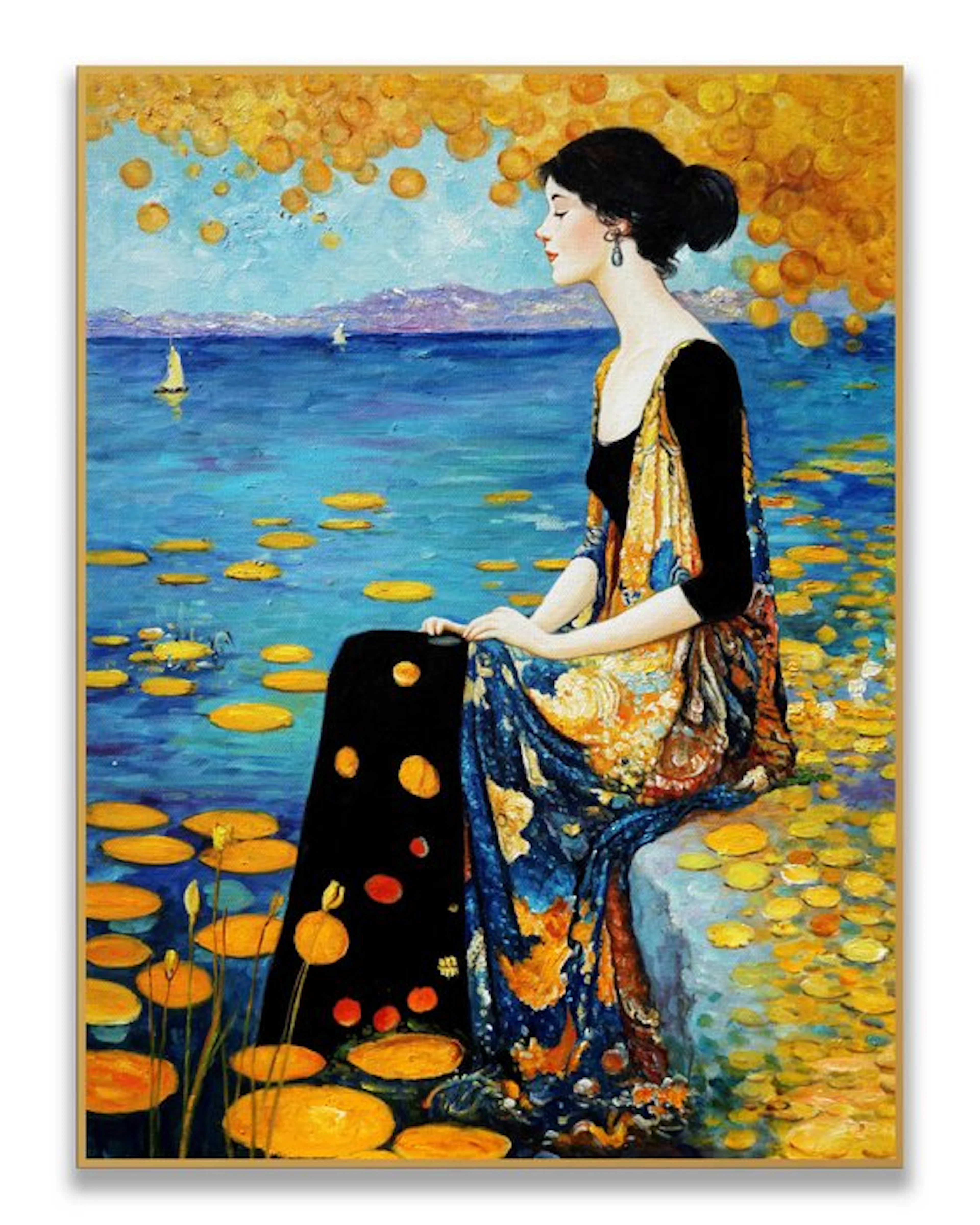 Matteo - Golden Reverie by Water