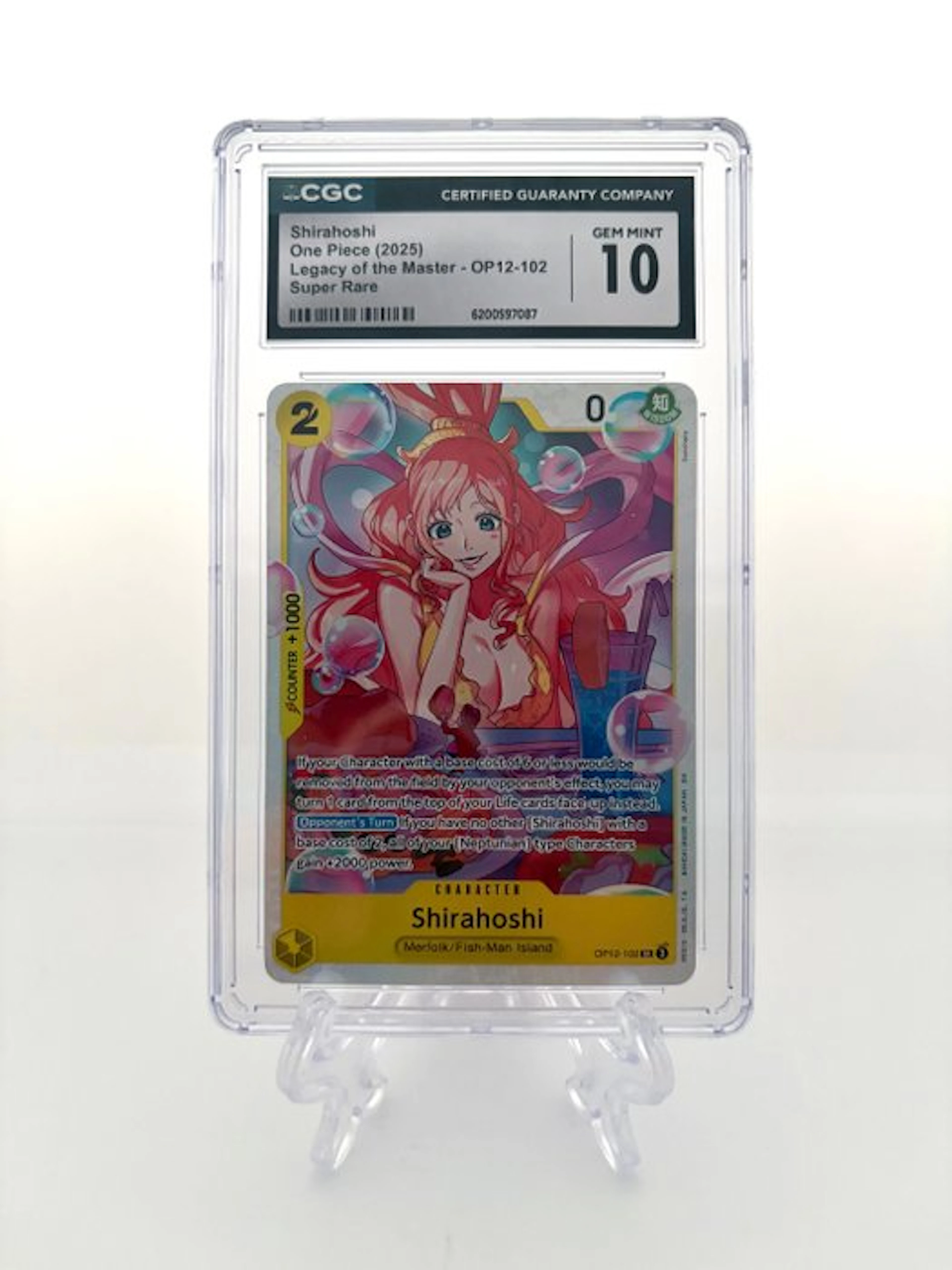 One Piece - 1 Graded card - One Piece - Shirahoshi...