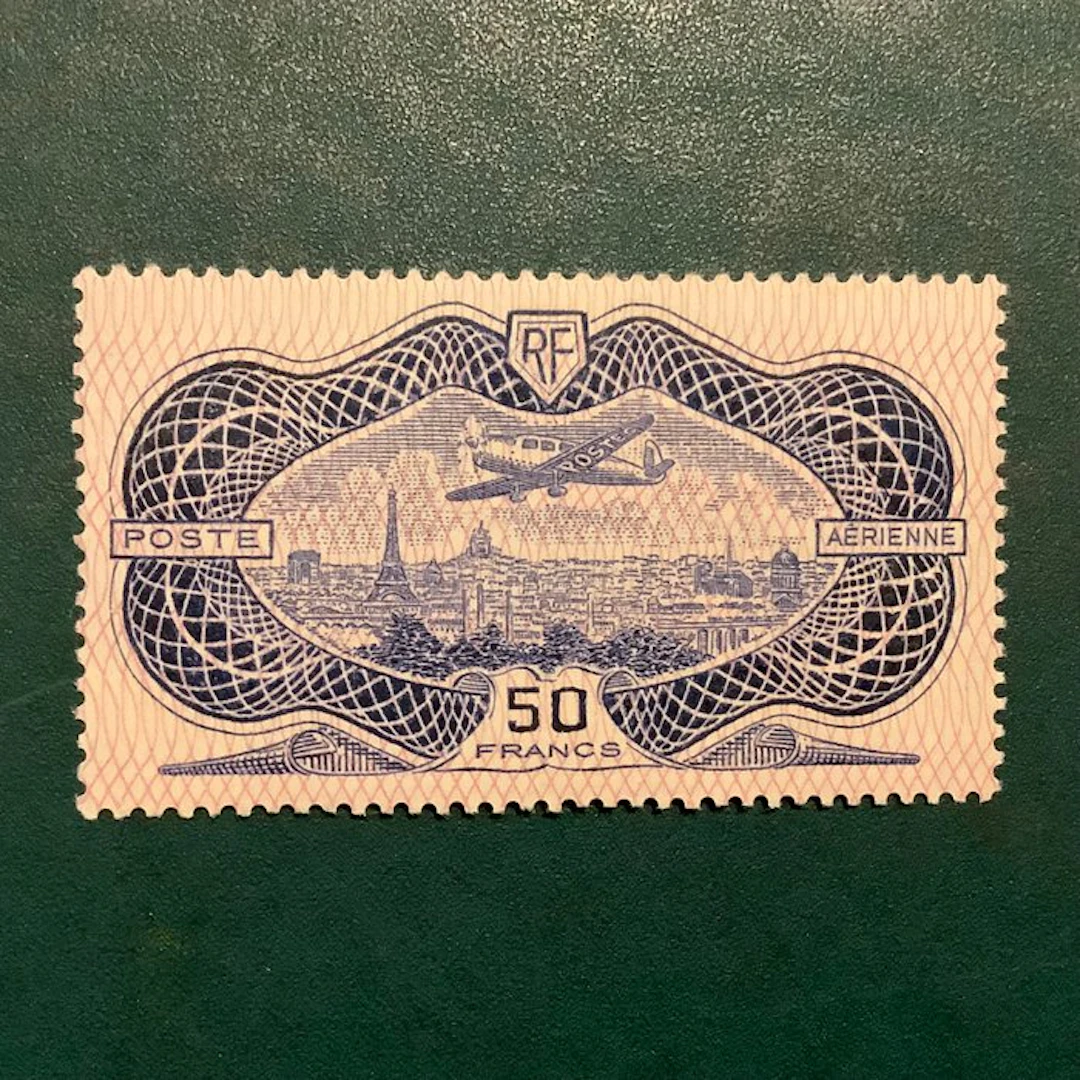 France 1936 - Banknote with good centering approved Calves - MH - Yvert PA 15