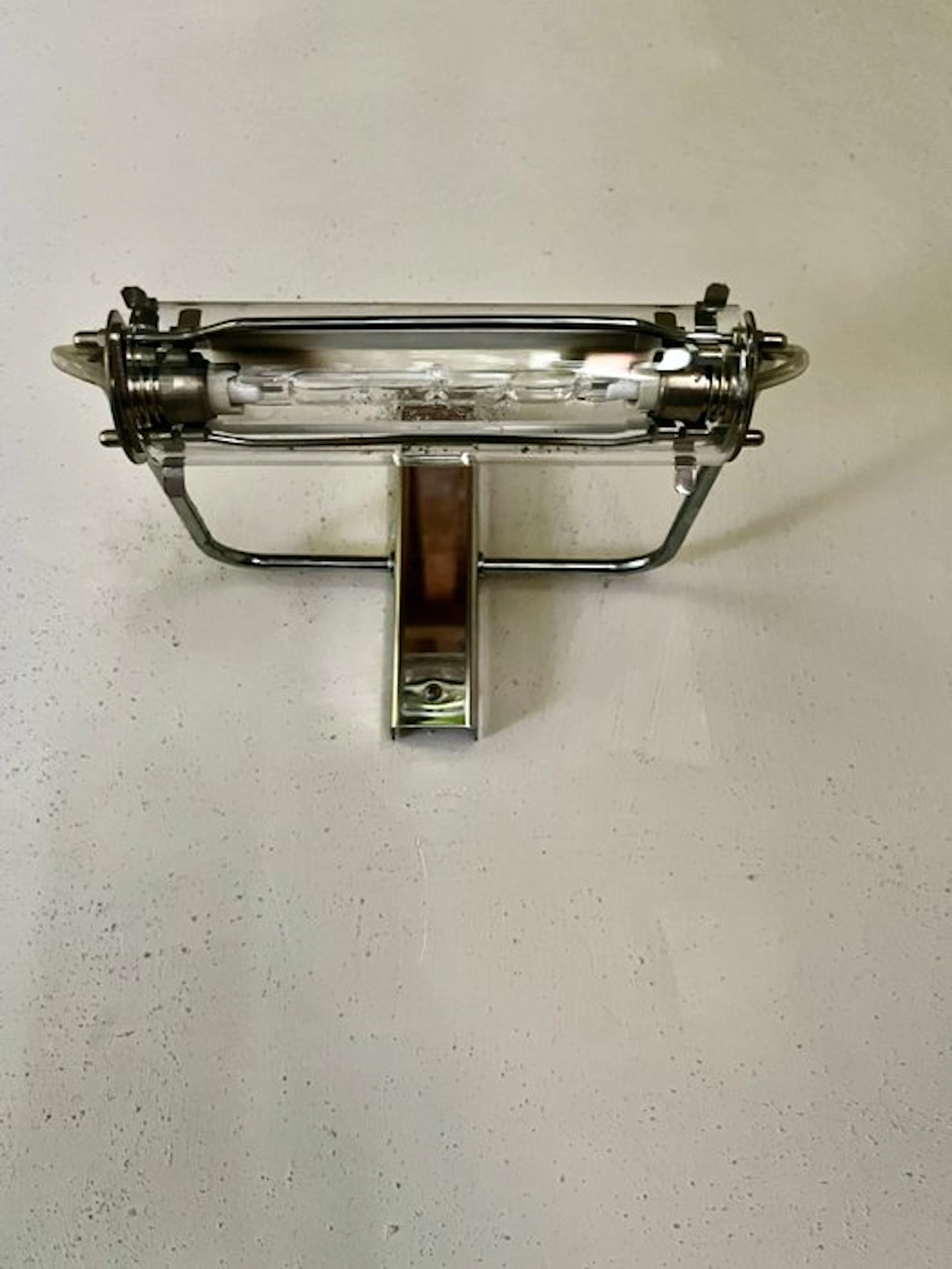 Fontana Arte - Livio Castiglioni - Lamp - Chrome, Glass - Big wall spark