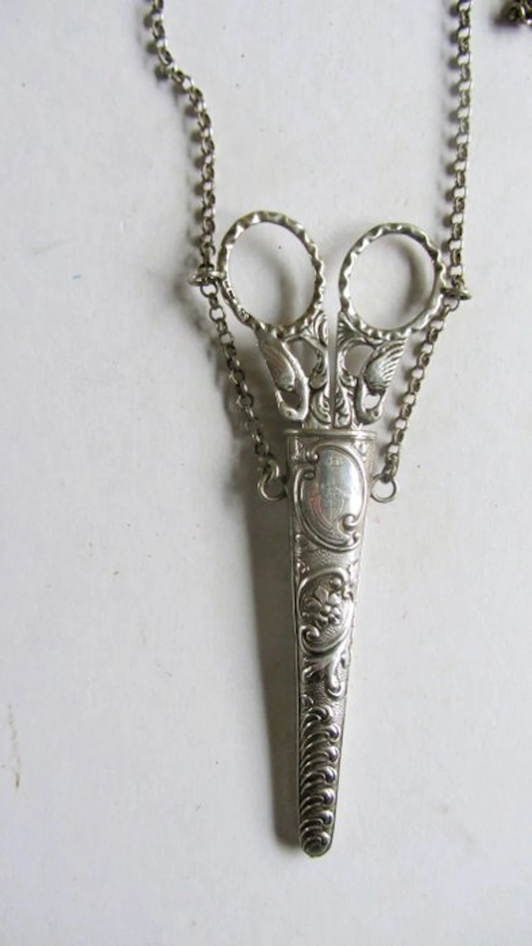 Scissors - Silver - complete with card