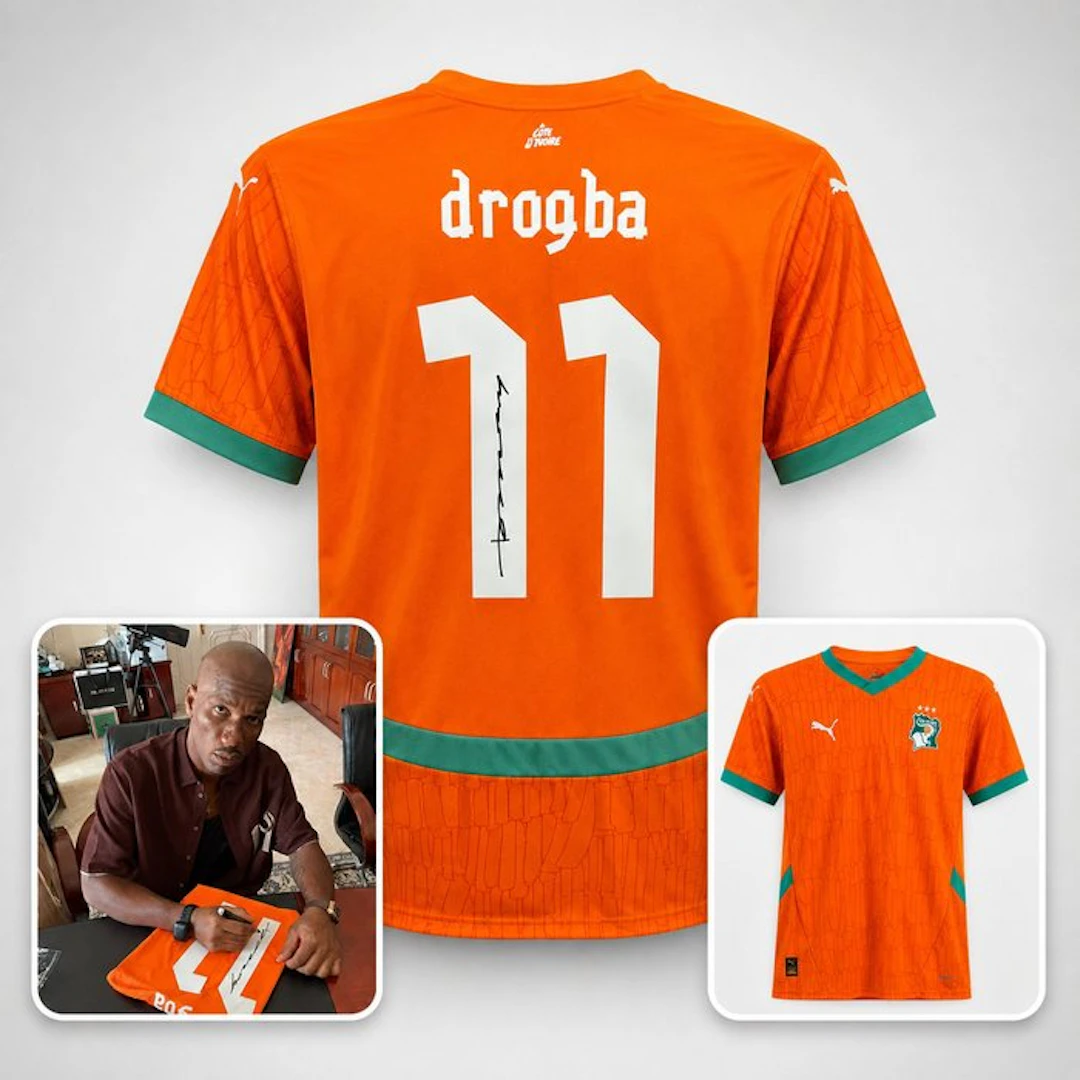 Ivory Coast - Didier Drogba - 2023 - Football jersey