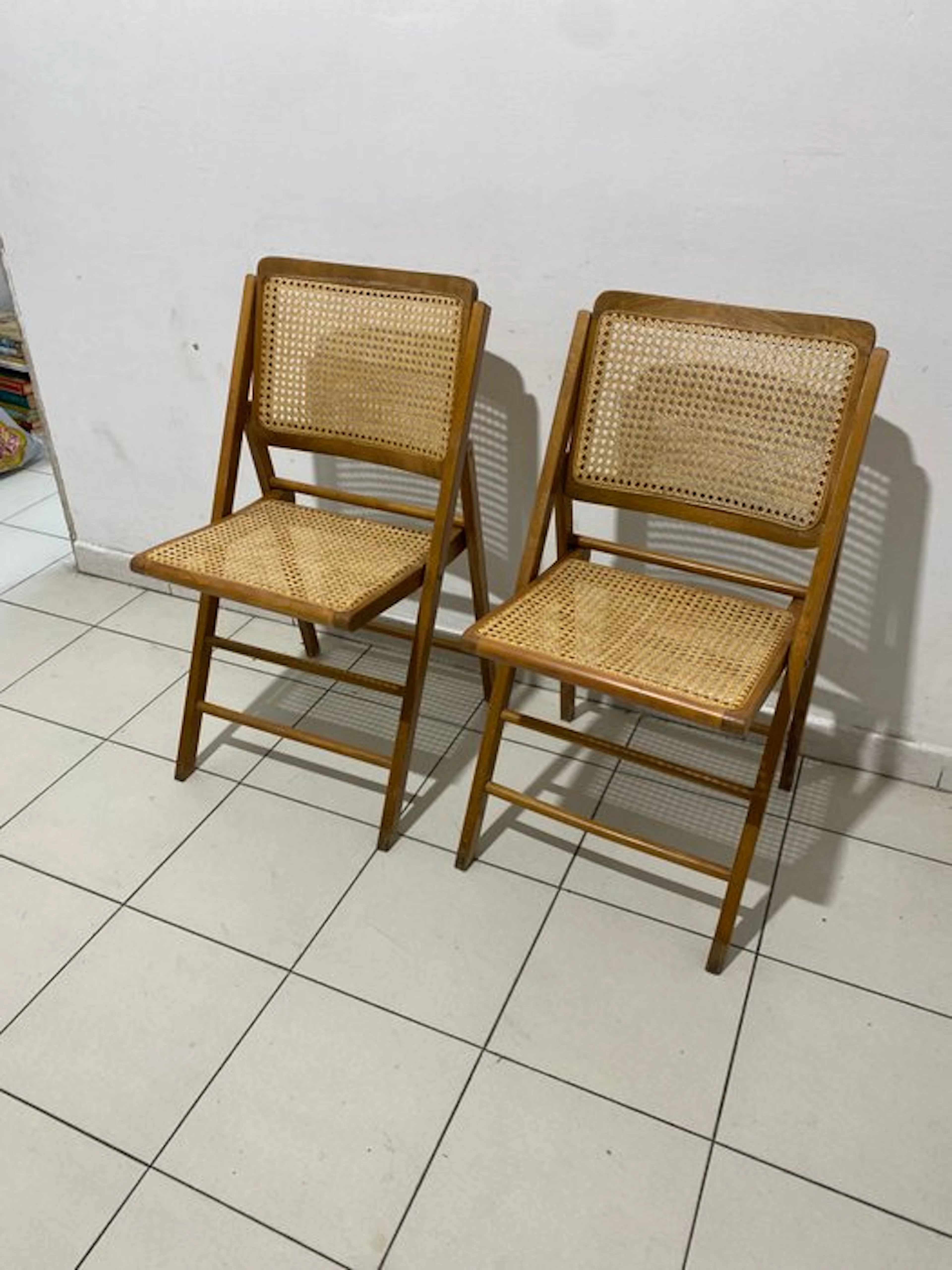Chair (2) - Wood, Rattan - Vienna straw chairs.