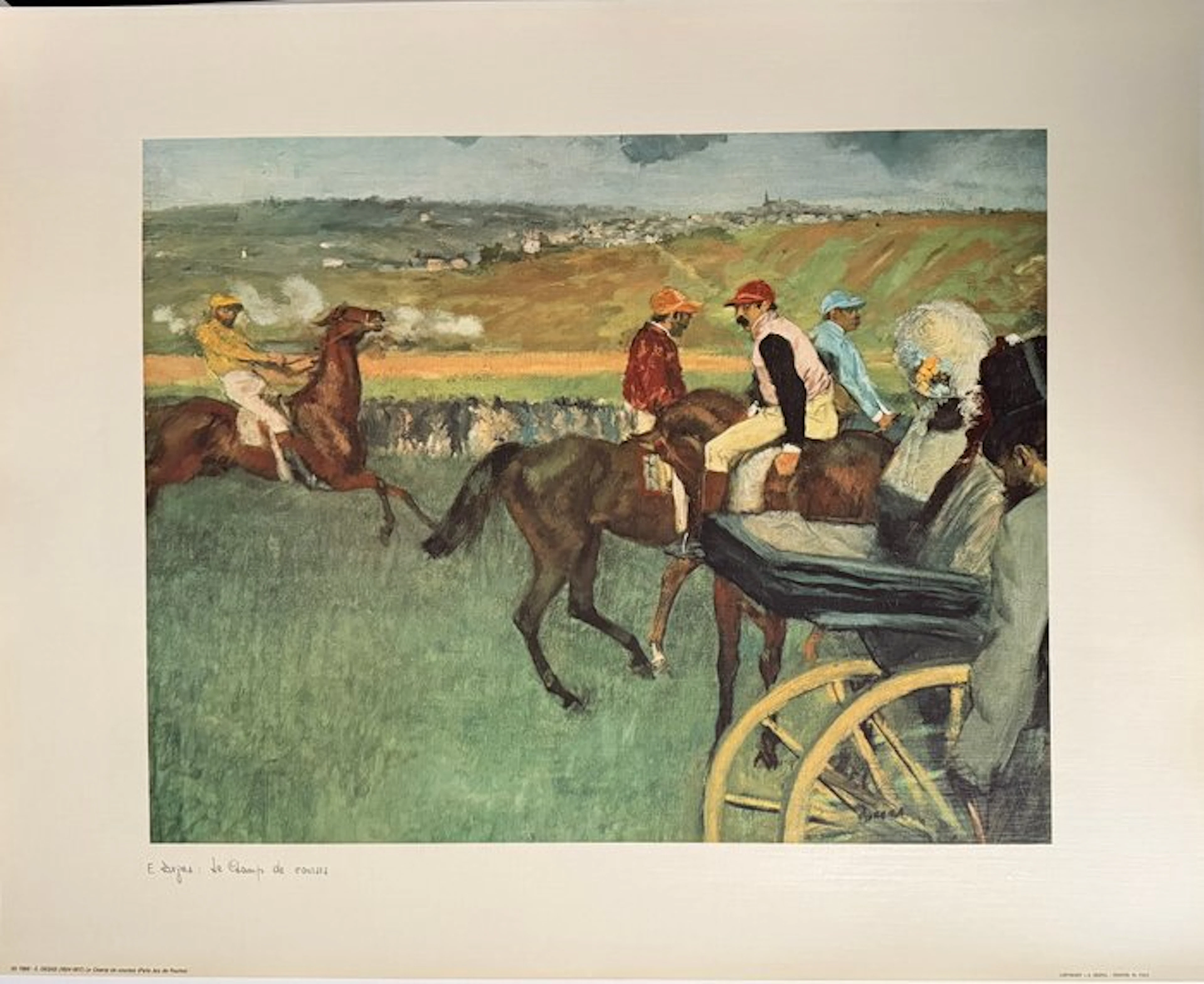 Edgar Degas (1834-1917) - Le champ de courses II