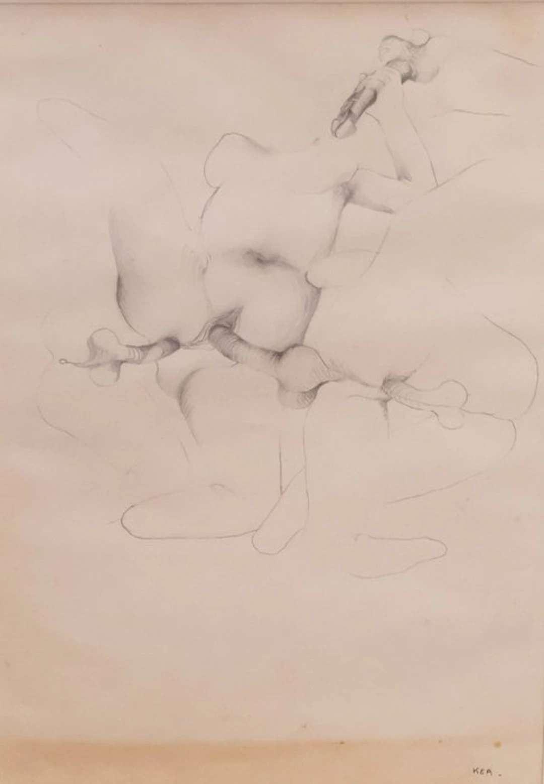 Joël Kermarrec (1939–2022) - Composición erótica