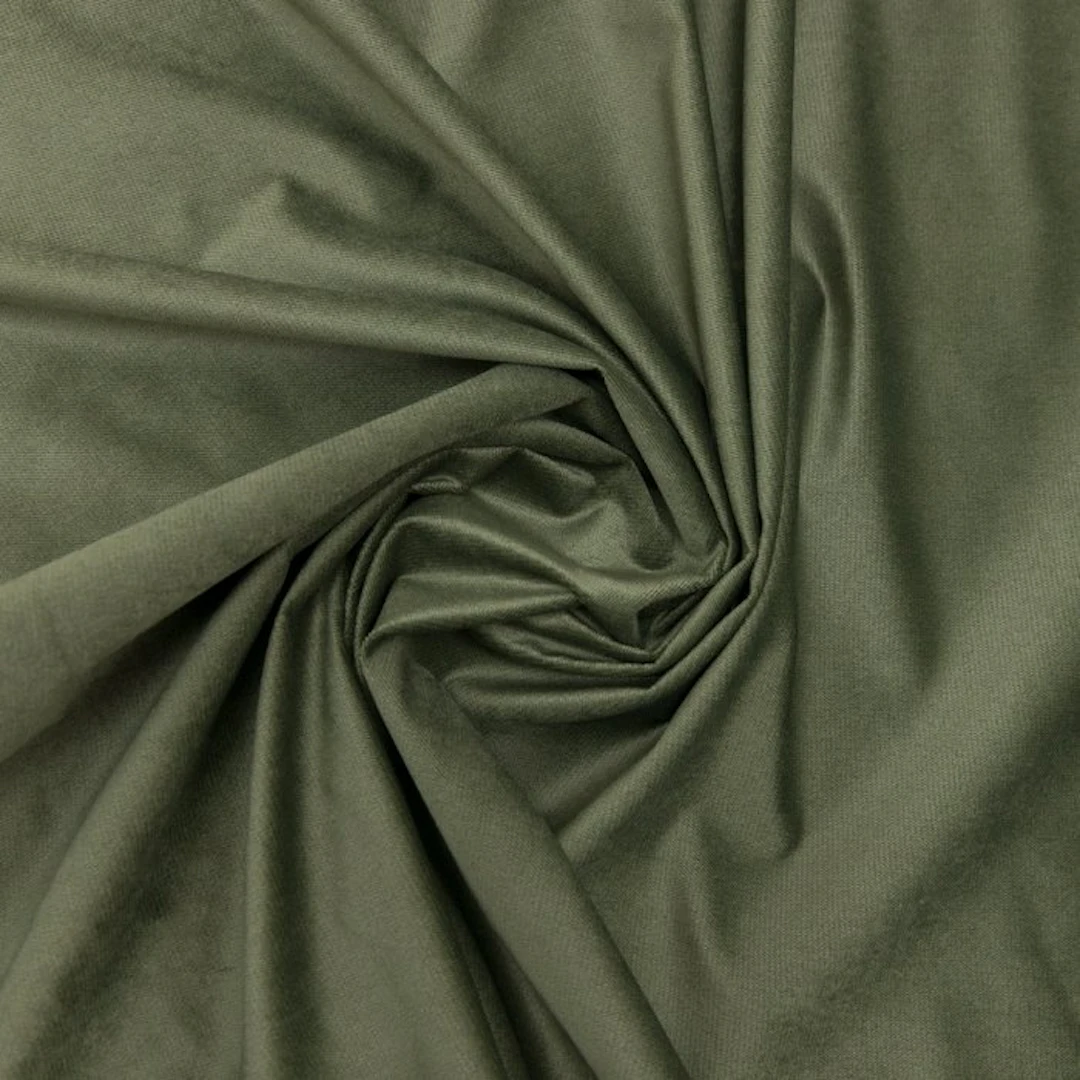 AA221 - Luxury olive-green iridescent upholstery fabric...