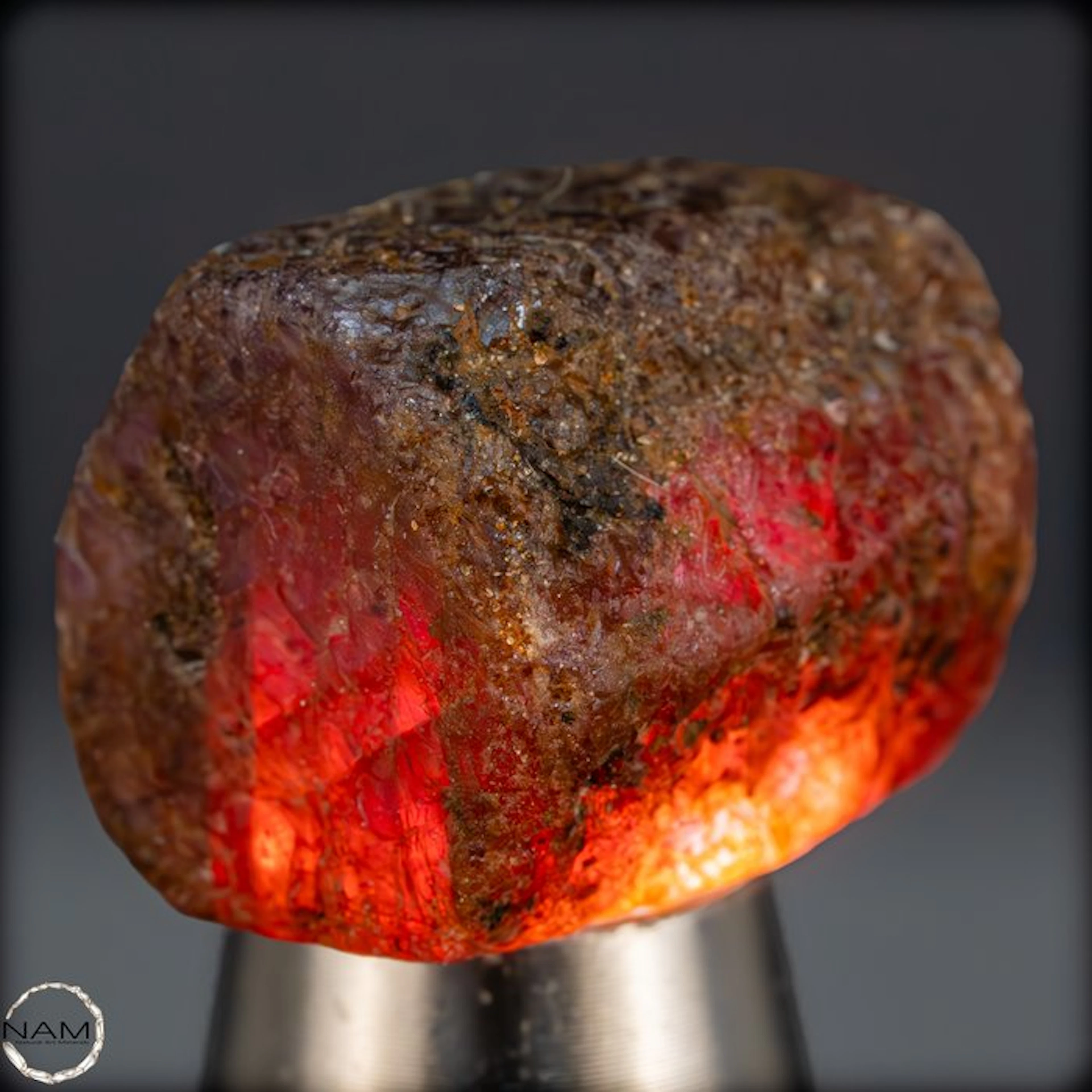 Natural red ruby in raw form - Radiant power of the earth 55.05 ct- 11.01 g