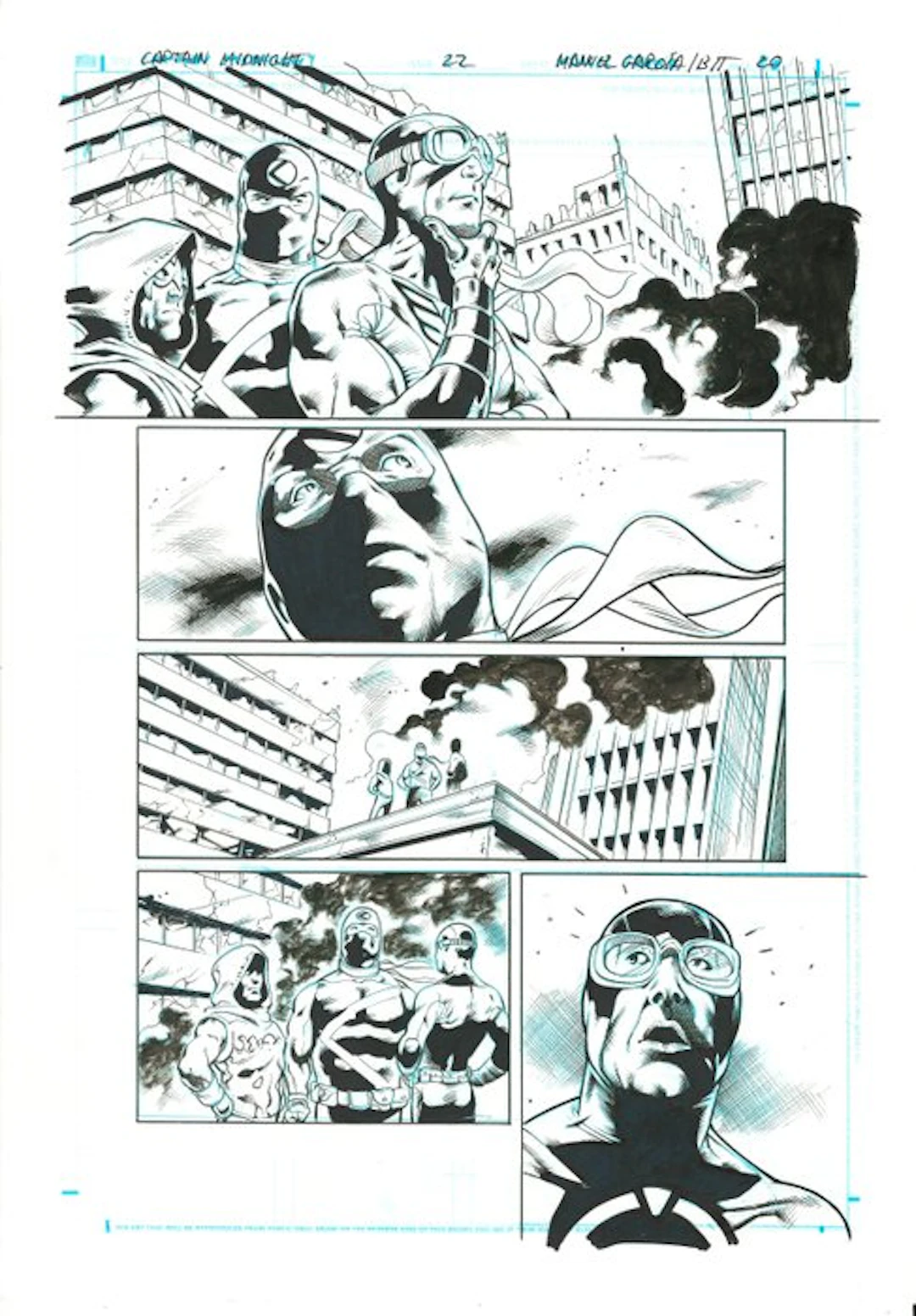 Manuel García & Bit - 1 Original page - Captain Midnight - #22 Page 20