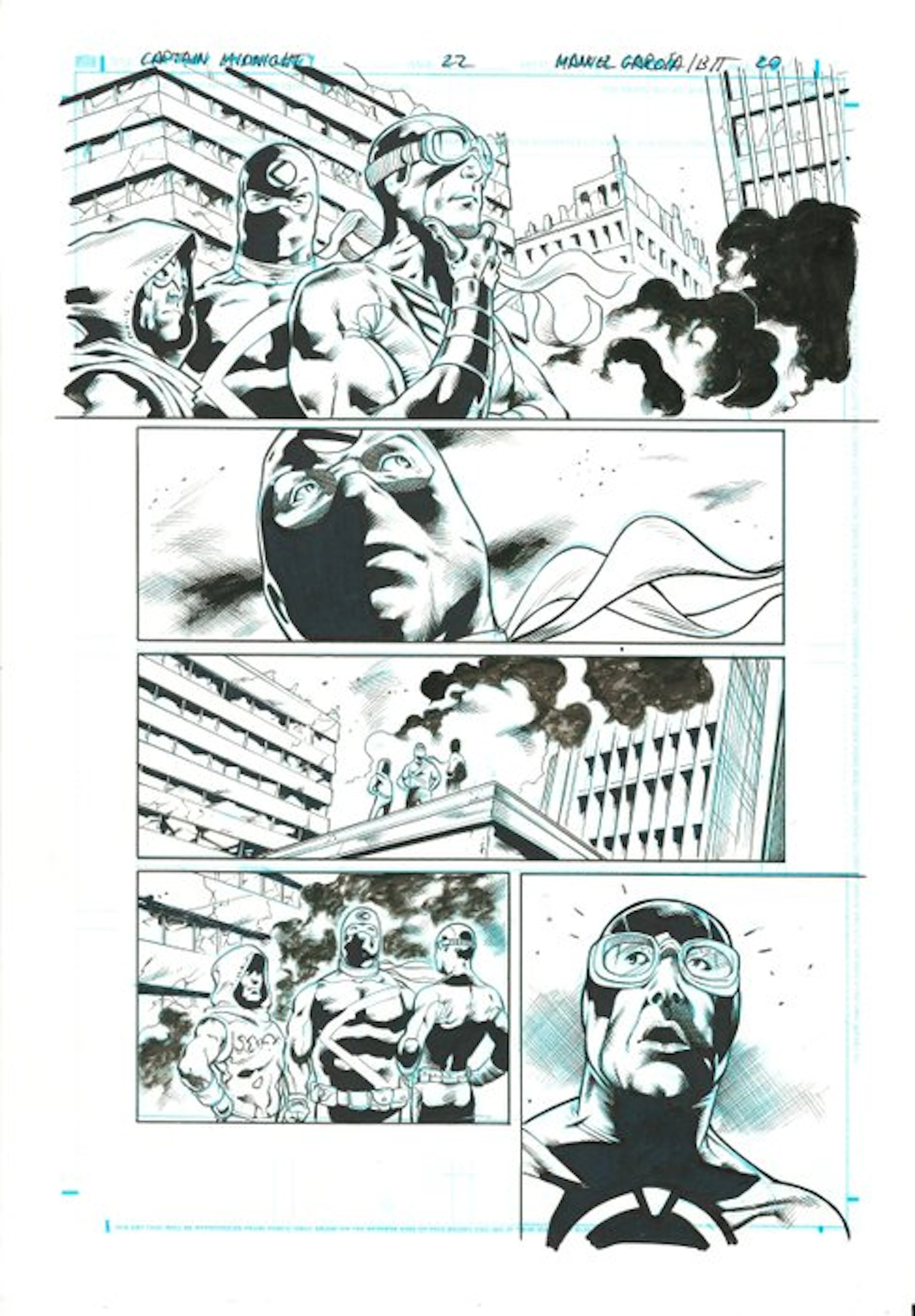 Manuel García & Bit - 1 Original page - Captain Midnight - #22 Page 20