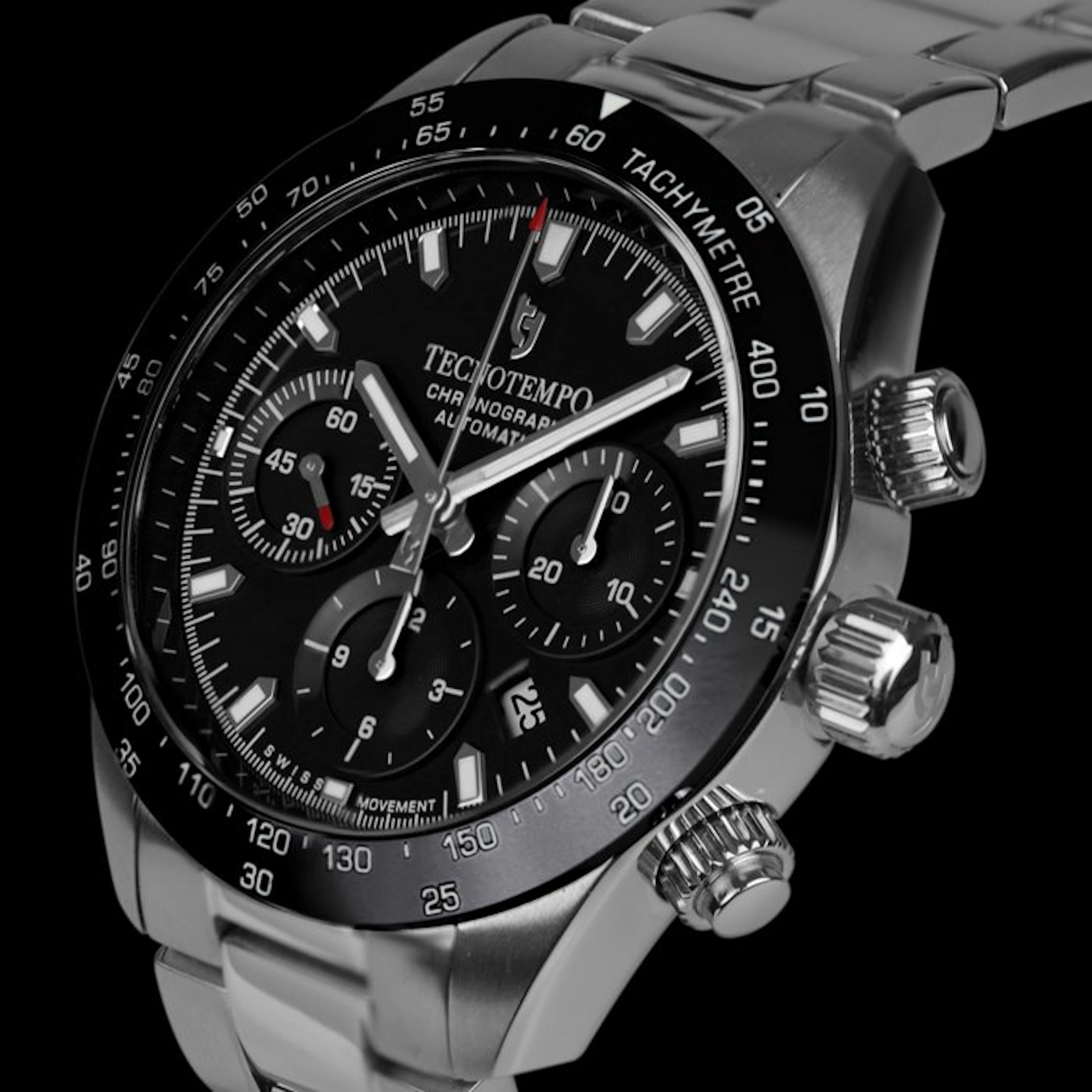 Tecnotempo - Chronograph "Chrono Orbs" - Automatic Swiss...