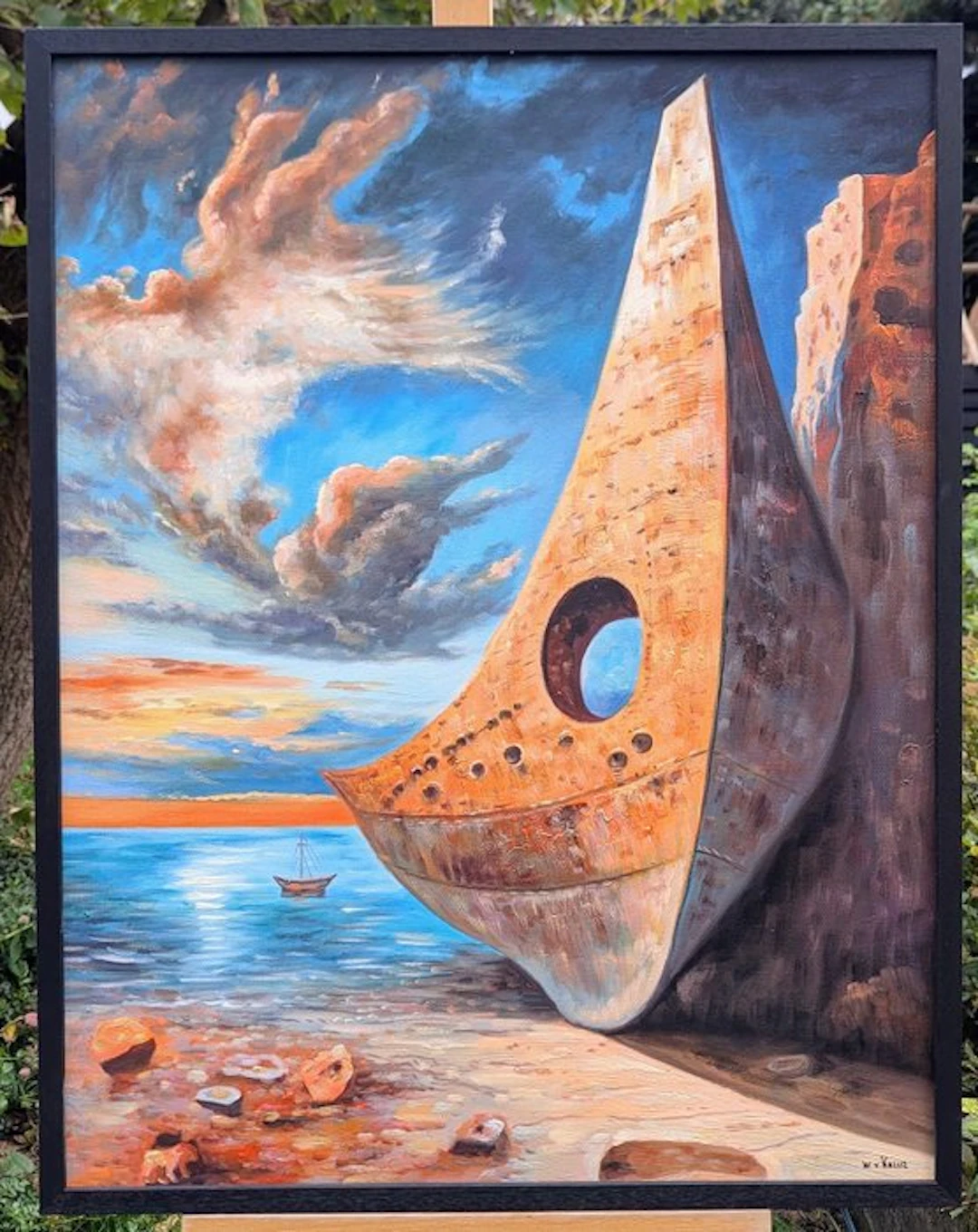 Wilhem VON KALISZ (XX-XXI) - Travel to the Unseen (Framed