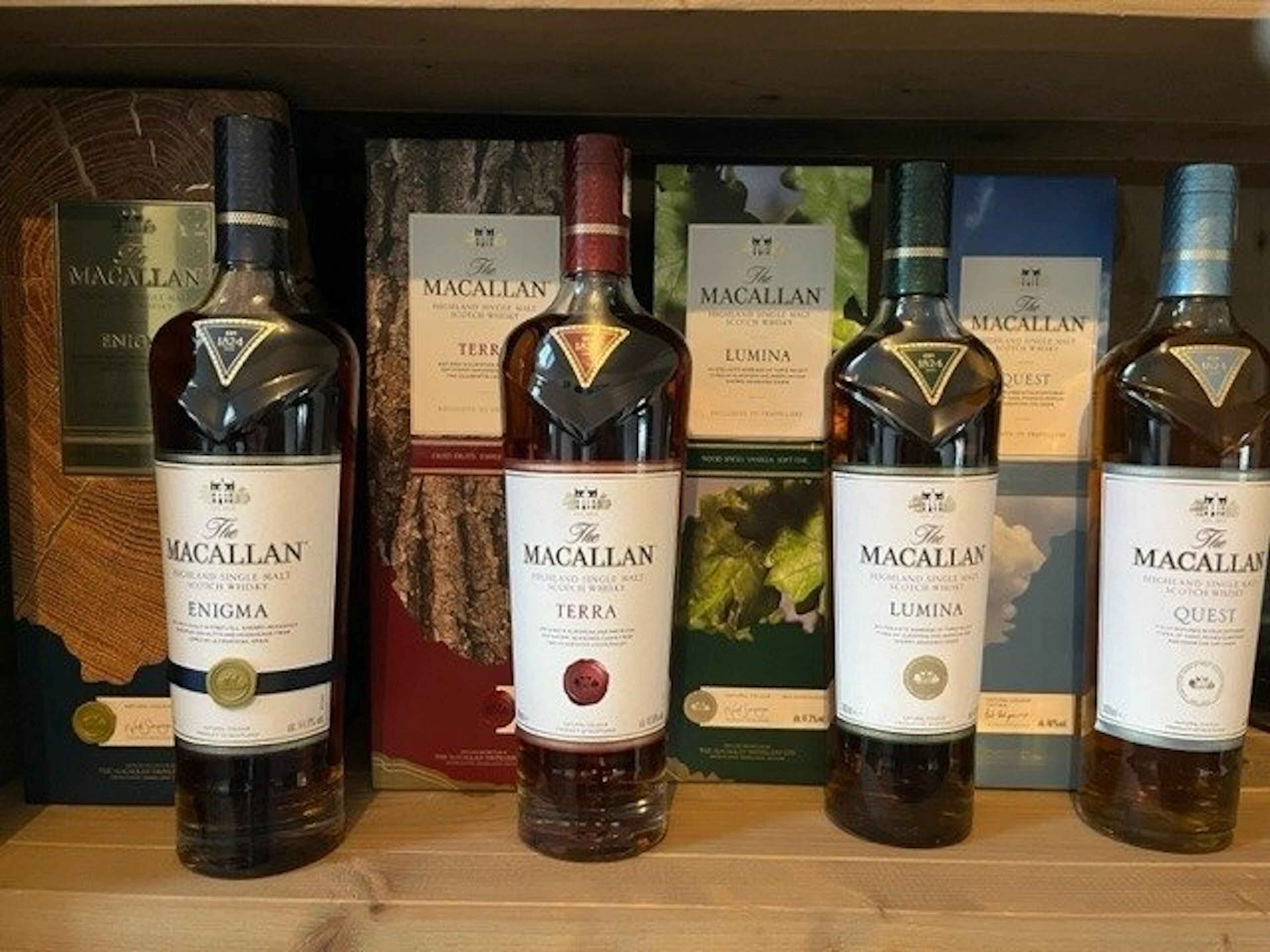 Macallan Enigma, Terra, Lumina, Quest - 70cl - 4 bottles