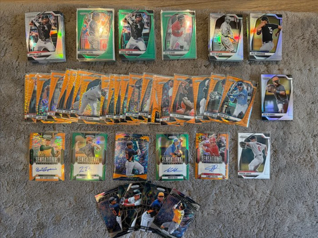 2024 Panini Prizm 2025 Panini Prizm Baseball – Large Collection – Orange /399
