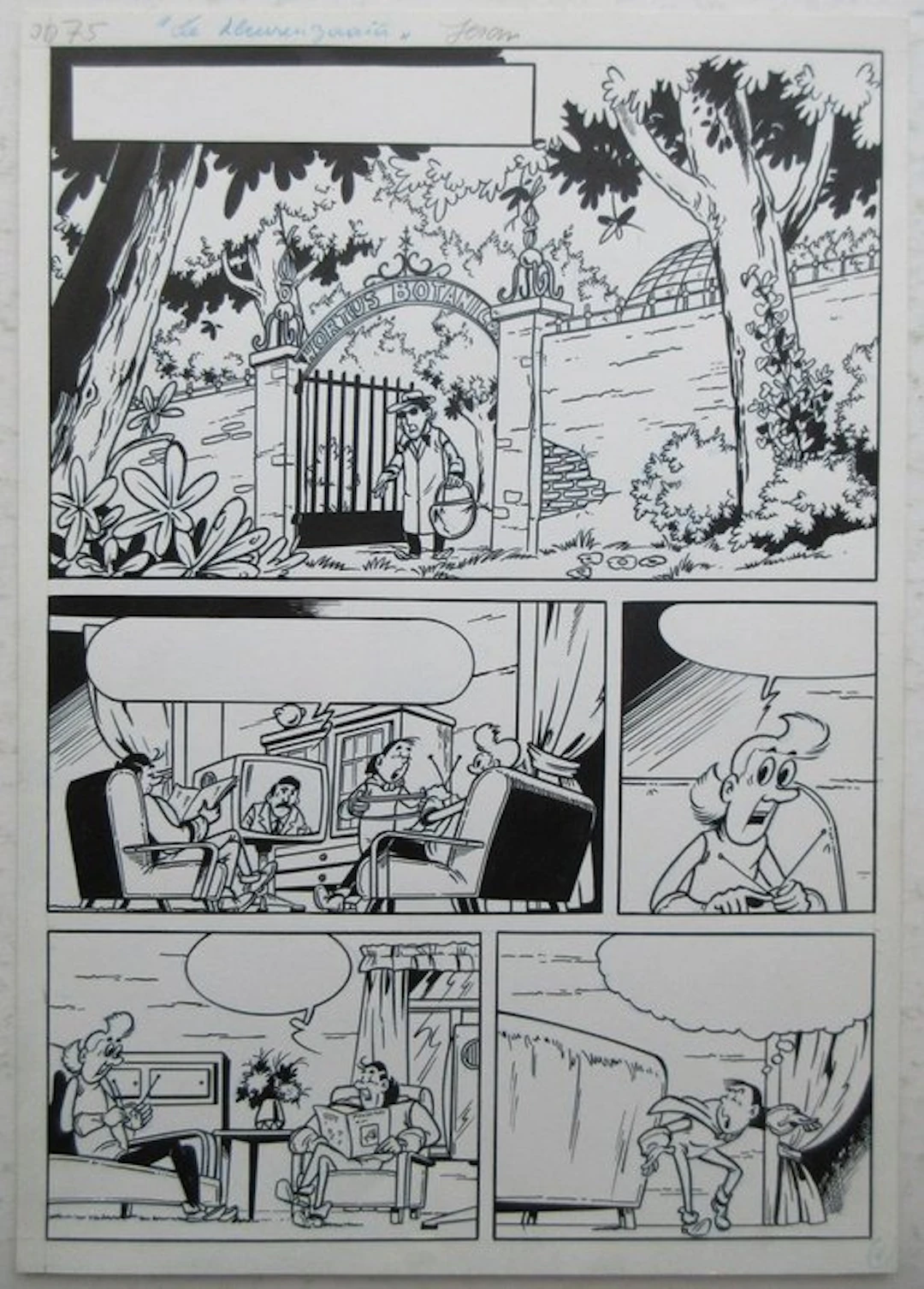 Studio Vandersteen - 1 Original page - Jerom - De kleurenzaaier p. 1