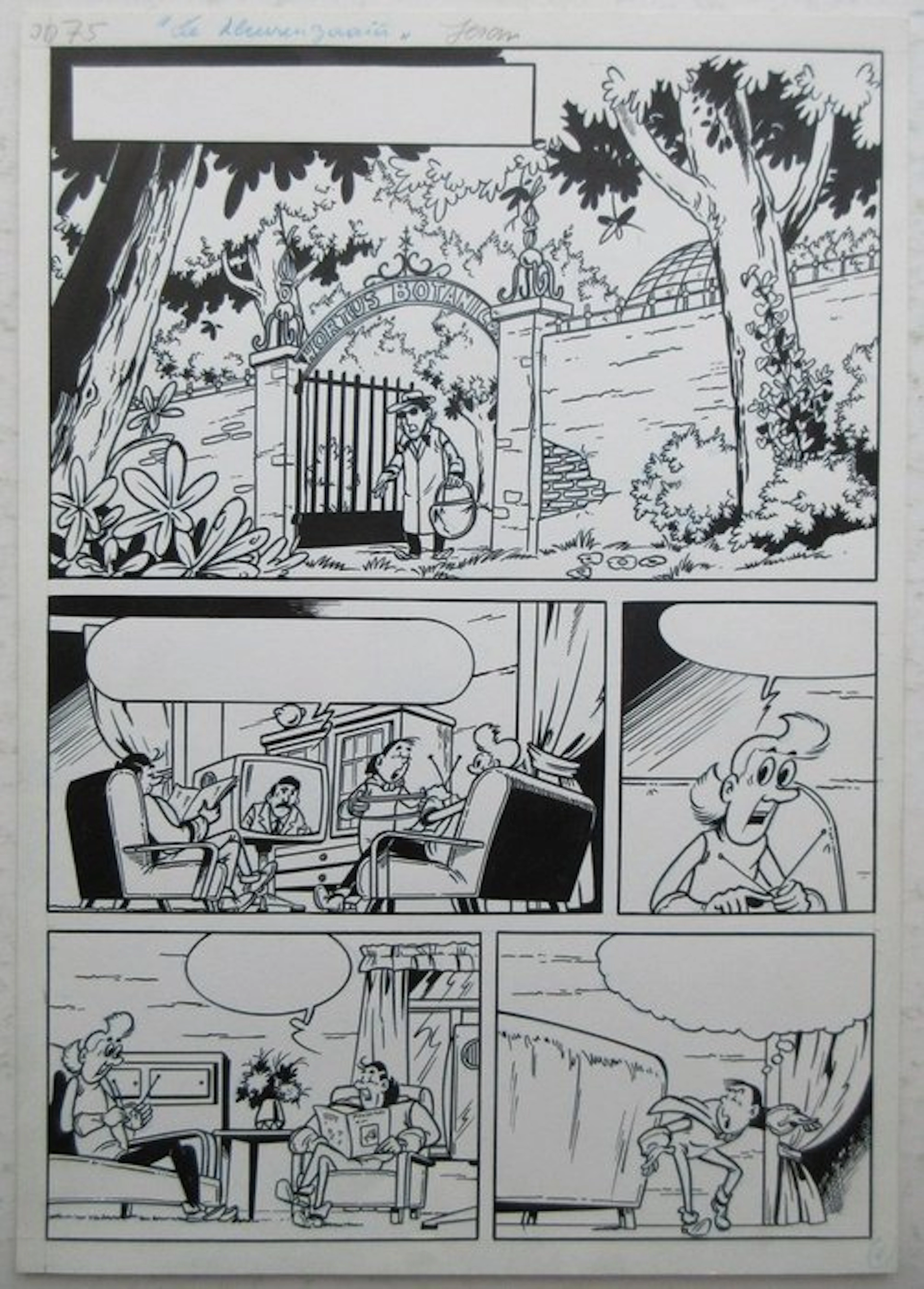 Studio Vandersteen - 1 Original page - Jerom - De kleurenzaaier p. 1