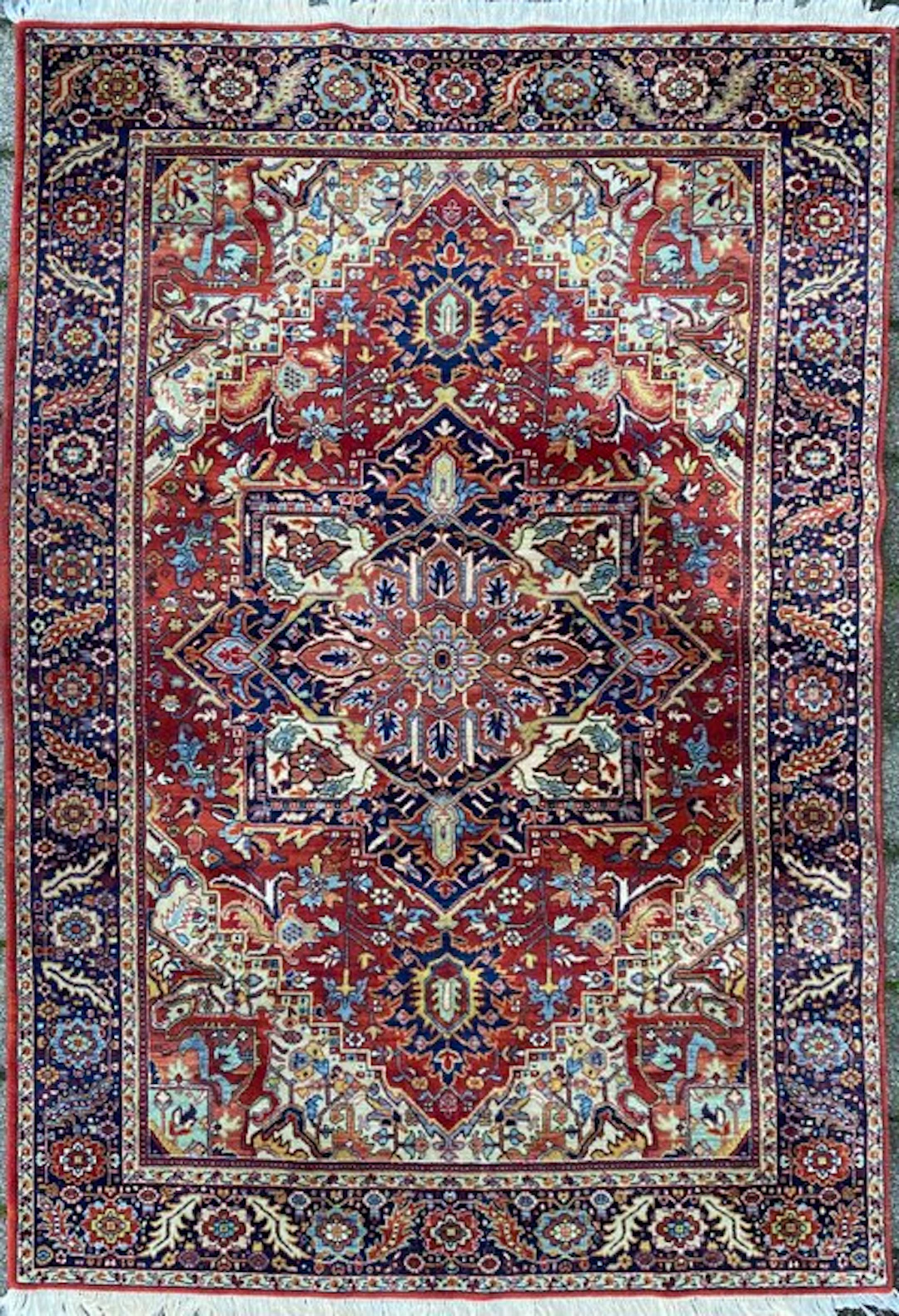 Heriz - Cleaned - Carpet - 289 cm - 199 cm