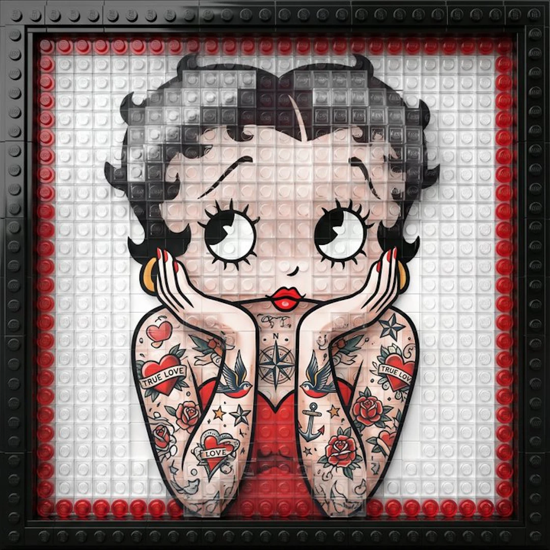 Artxlife - Lego Betty Boop, Inked & Irresistible