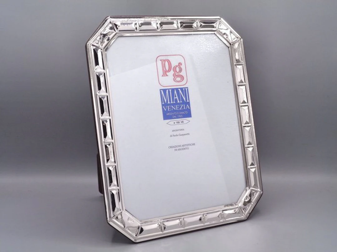 PG-Miani Argenteria - Picture frame - .925 silver - Octagonal 18x24