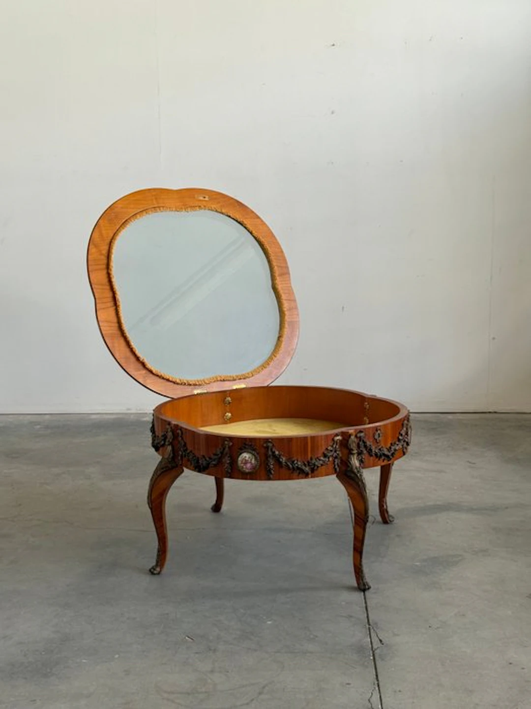 Centre table - Wood, Glass, Bronze