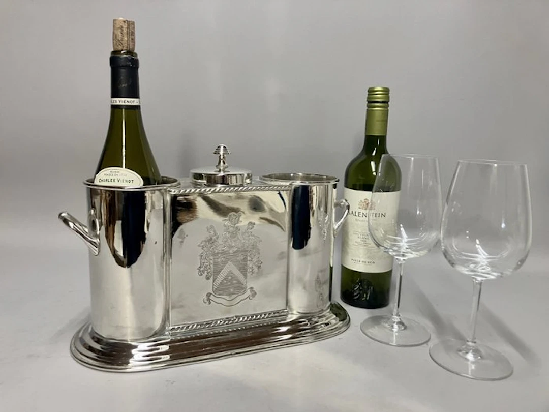 Wine cooler - Wine Cooler for two bottles with...