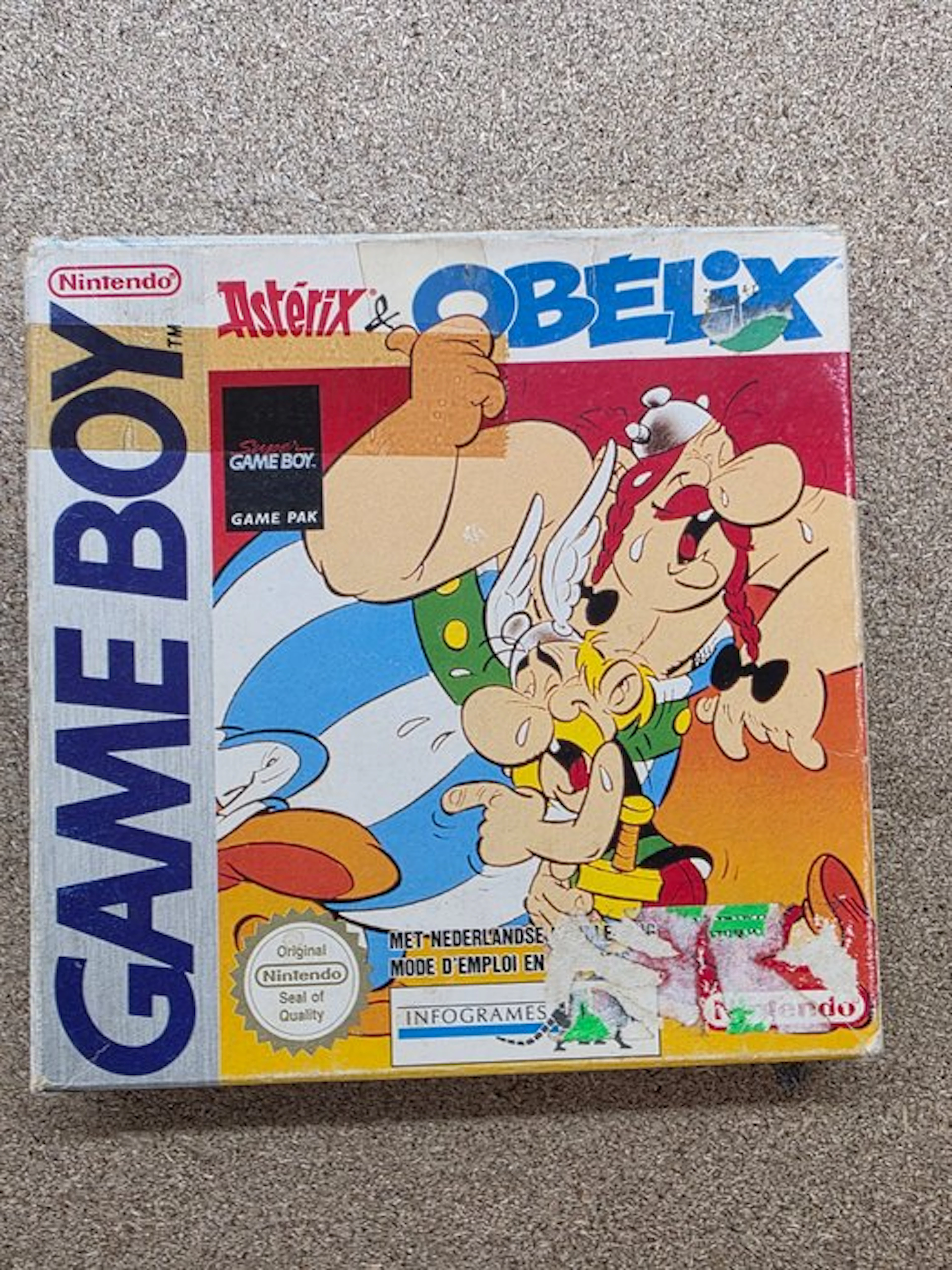 Extremely Rare Nintendo Game Boy ASTERIX & OBELIX First...