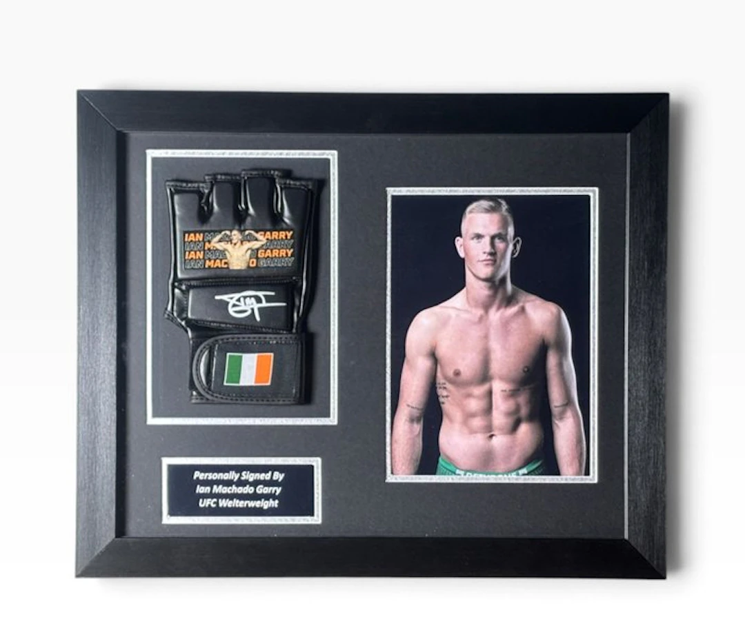 Ian Garry - Singed UFC Glove Premium Frame