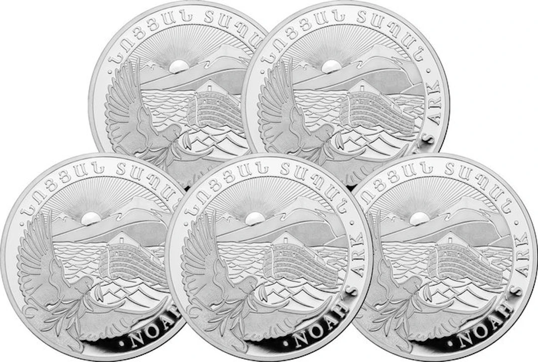 5 Troy Ounce - Silver .999 - Noah's Arch 2026 - 155,5 gram - fine silver
