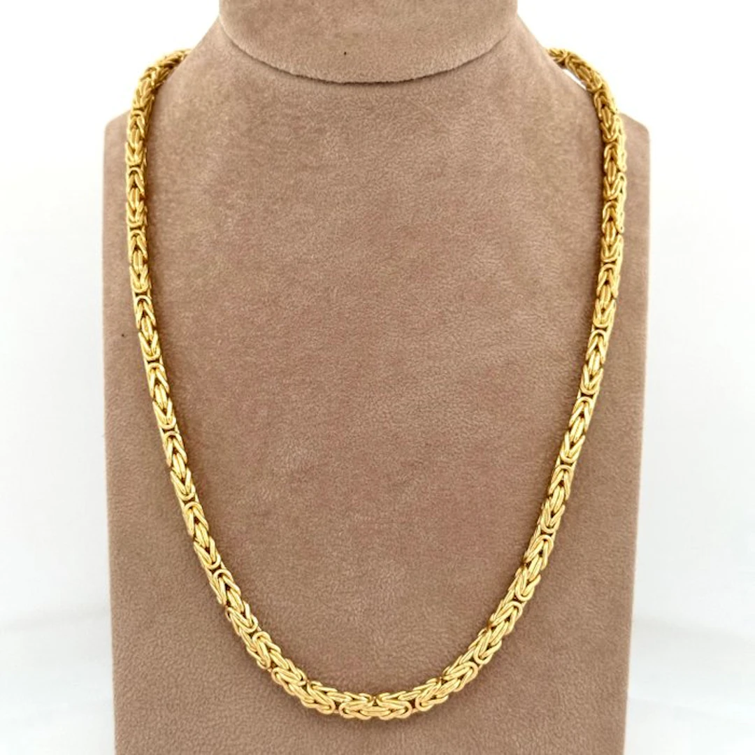 Necklace - 18 kt. Yellow gold - Bizantina - 60 cm