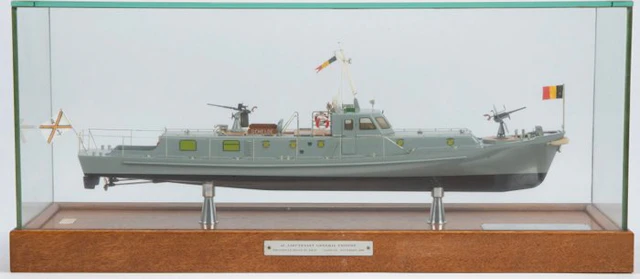 Shipbuilders ship model - Schelde-Meuse-Leie-Sambre-Yzer-Semois snelboot