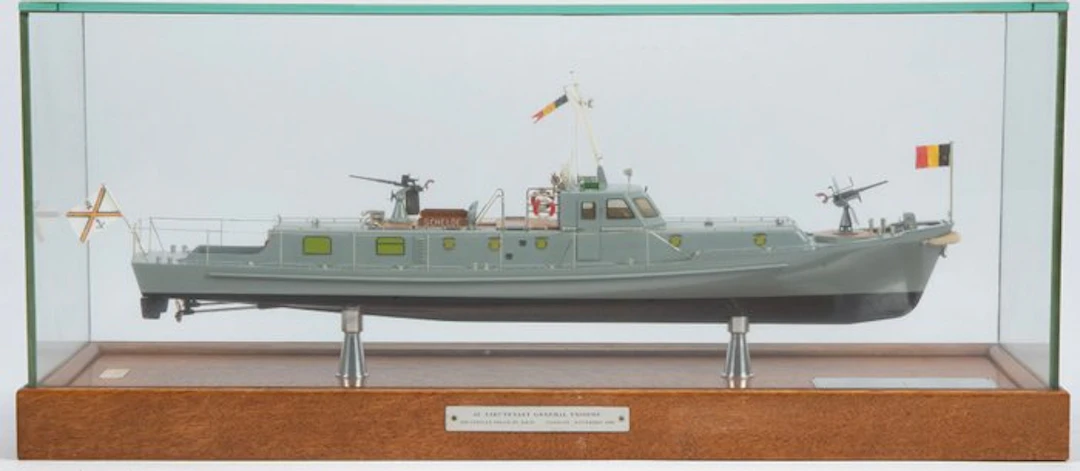 Shipbuilders ship model - Schelde-Meuse-Leie-Sambre-Yzer-Semois snelboot