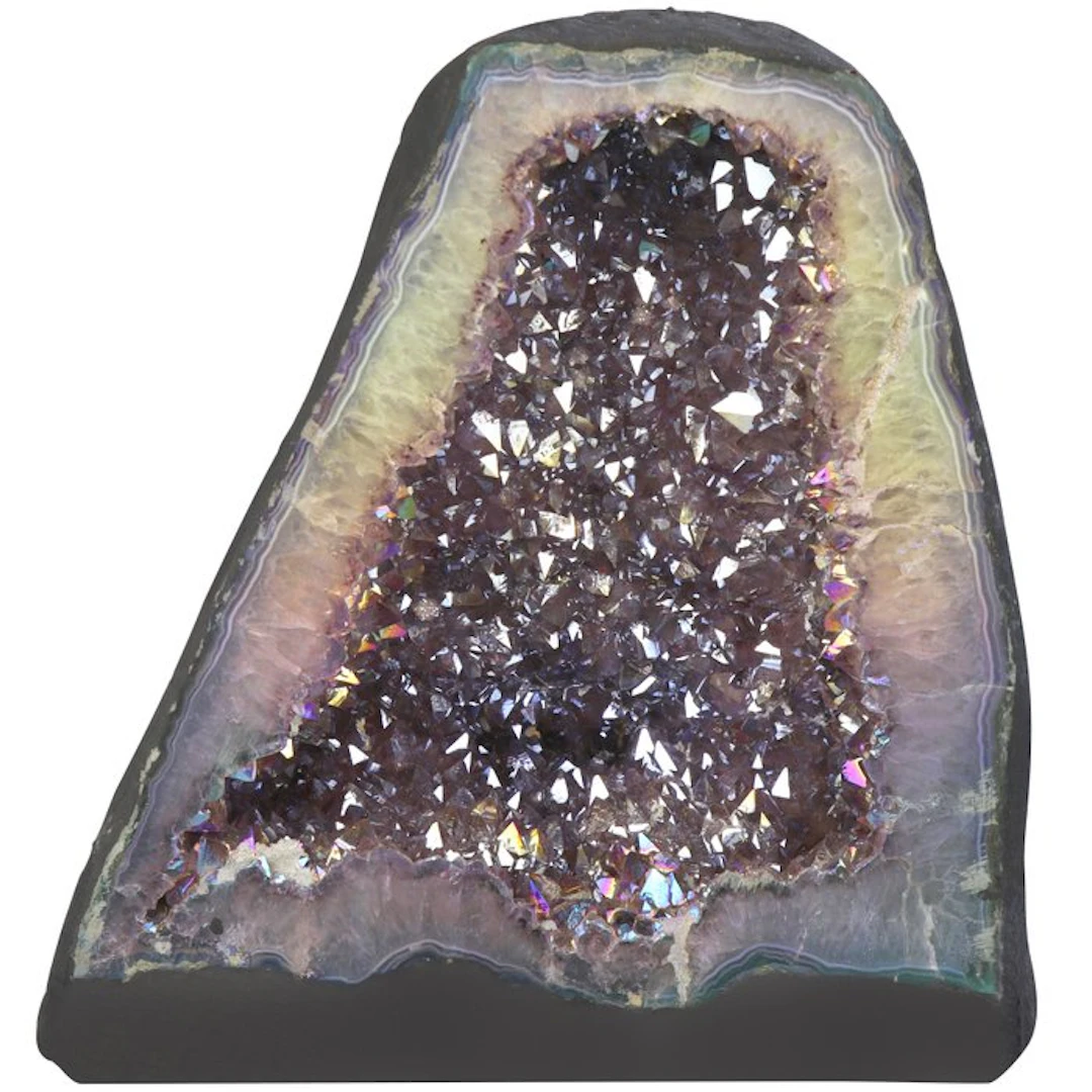 Golden Platinium Amethyst - Geode - 30x24x15 cm- 12 kg