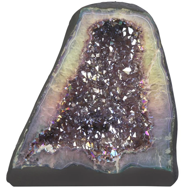 Golden Platinium Amethyst - Geode - 30x24x15 cm- 12 kg