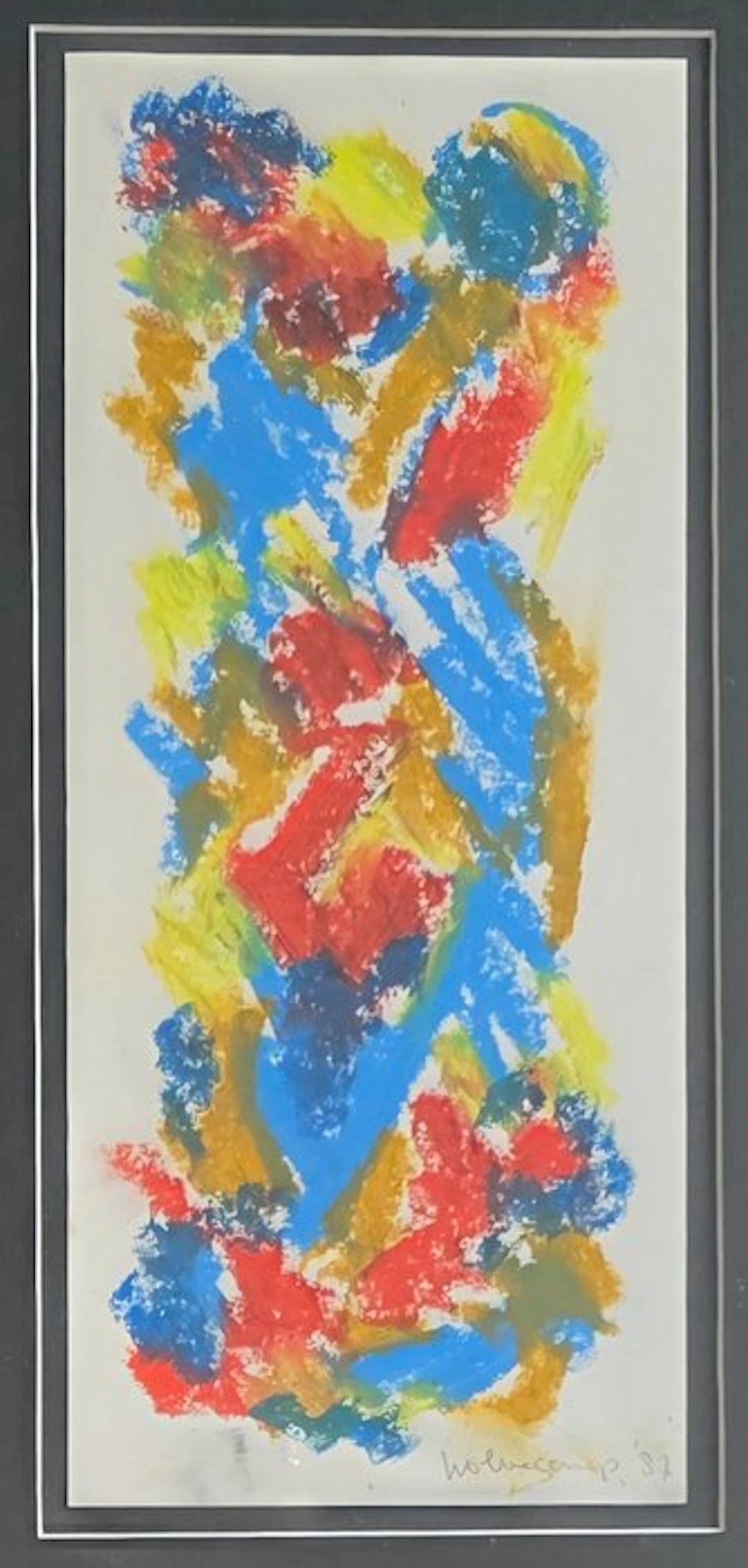 Theo Wolvecamp (1925-1992) - Abstracte compositie