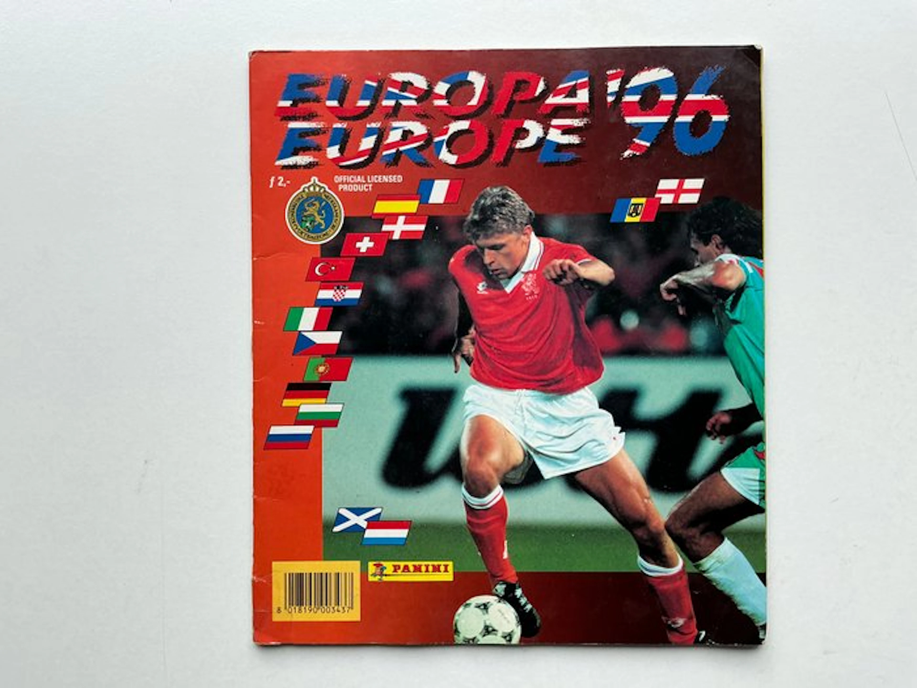1996 Panini Euro 96 Dennis Bergkamp