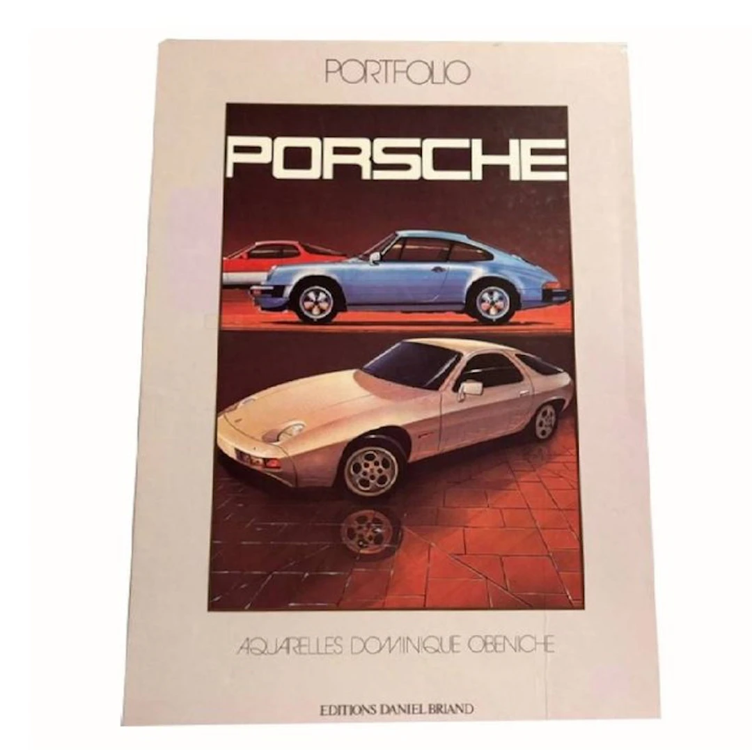 Domenique Obeniche – Porsche portfolio - A box containing...