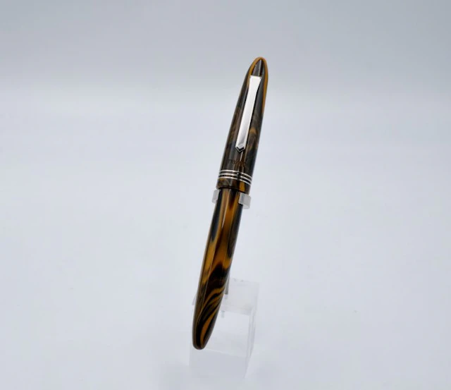 Tibaldi - Bononia - Espresso - Palladium Trims - (TBESPR1) - Roller ball pen