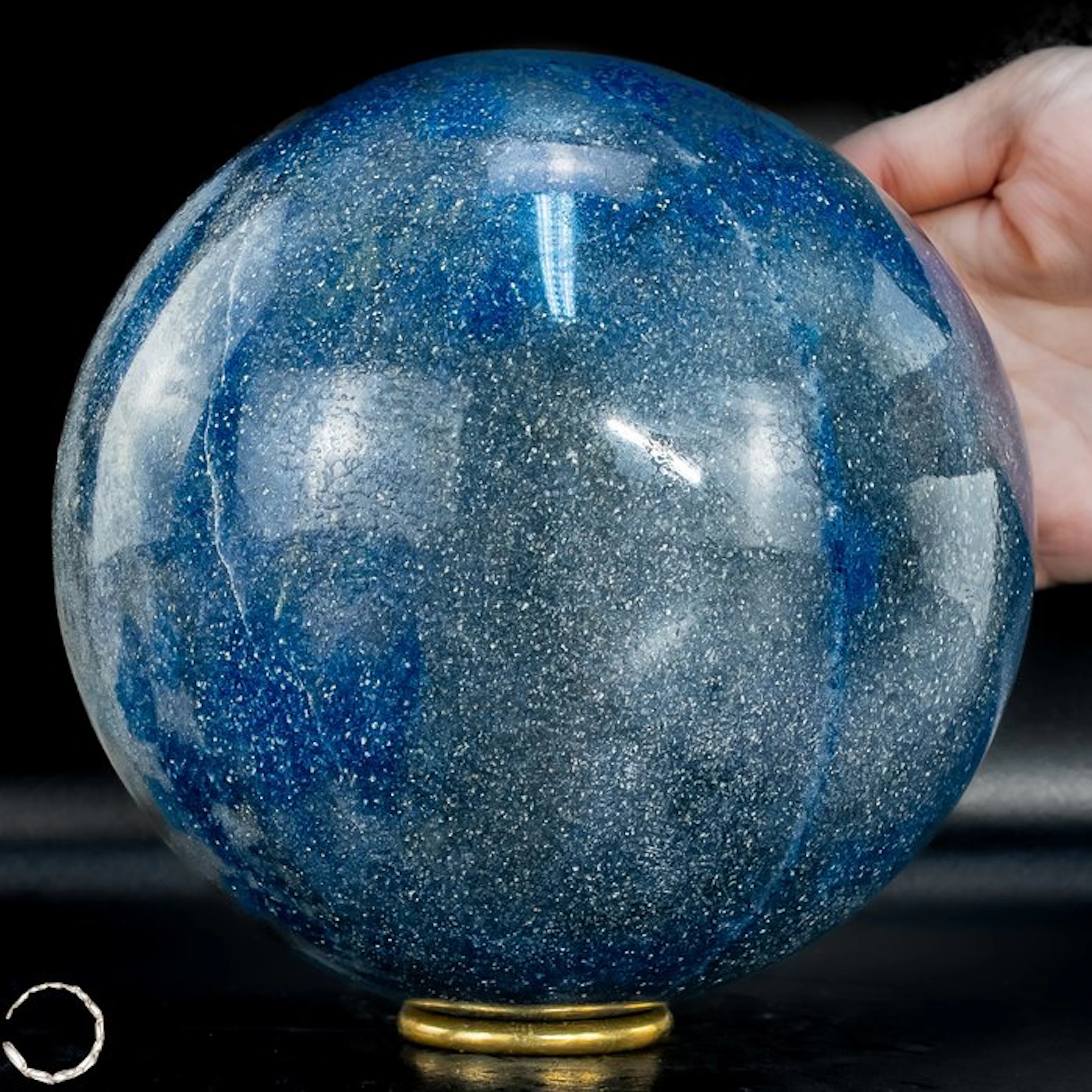 Natural Rare Blue K2 Sphere- 4502.13 g