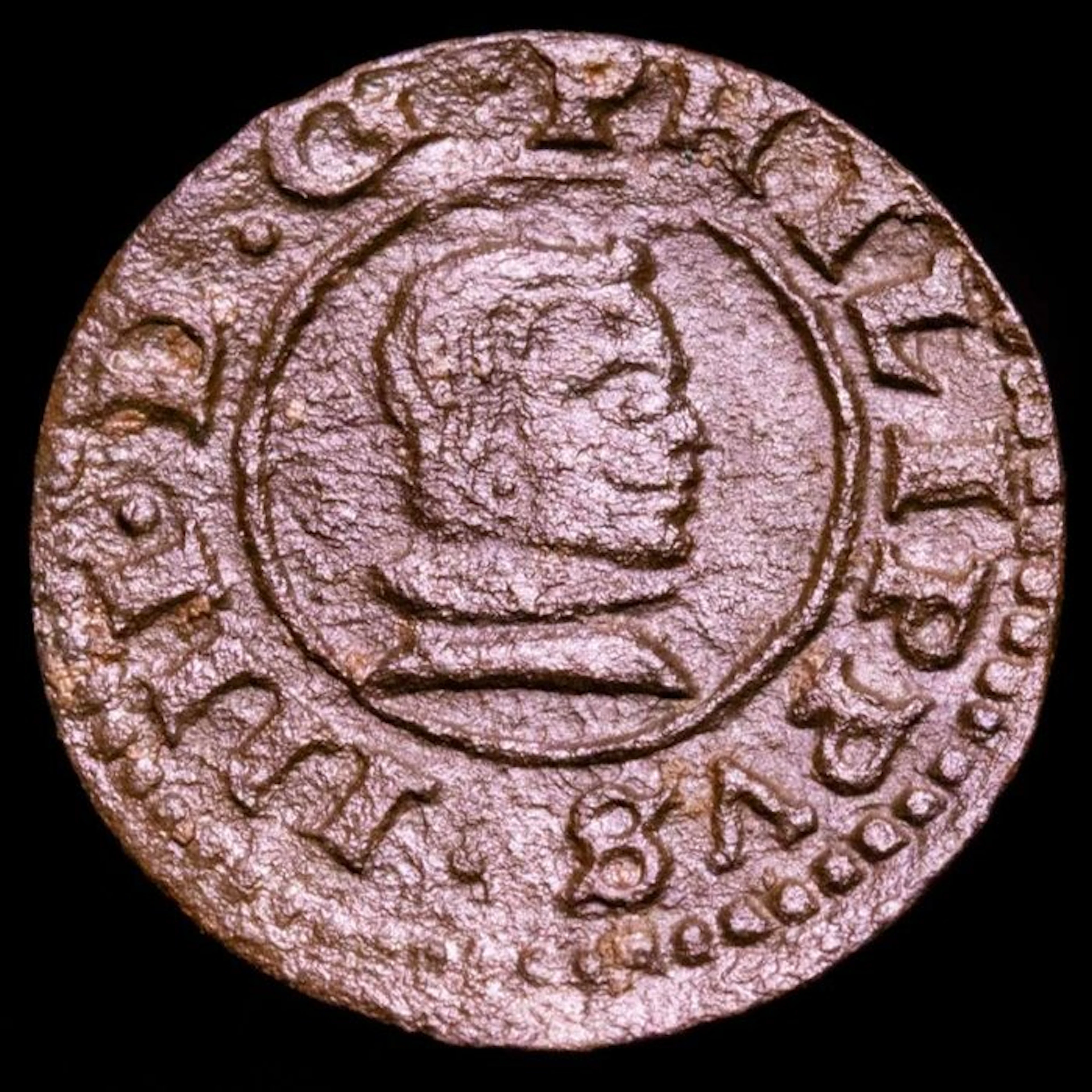 Spain. Felipe IV. 8 Maravedís Ceca de Sevilla en el año 1663. (No
