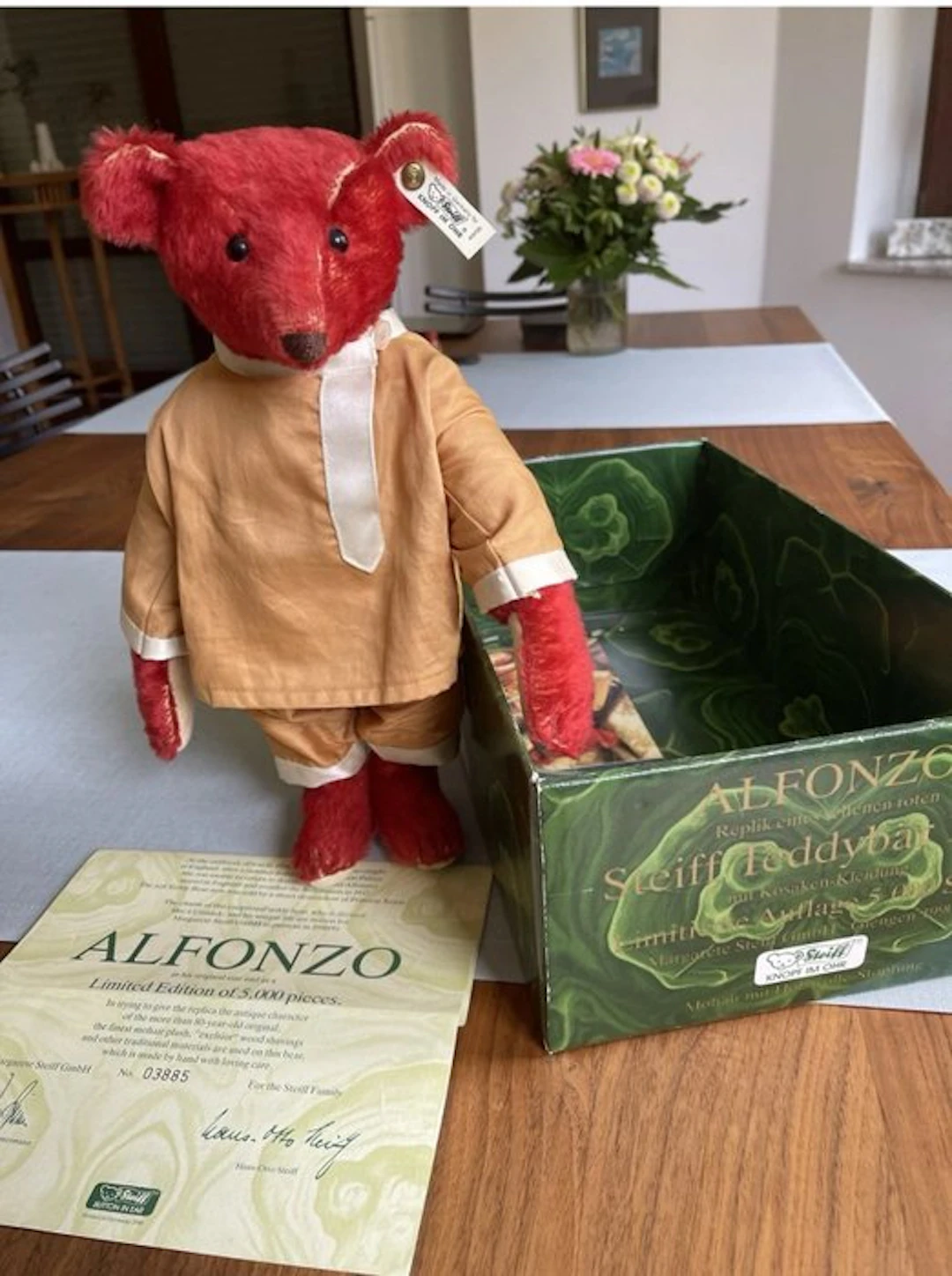 Steiff - Teddy bear Alfonzo - 1990-2000 - Germany