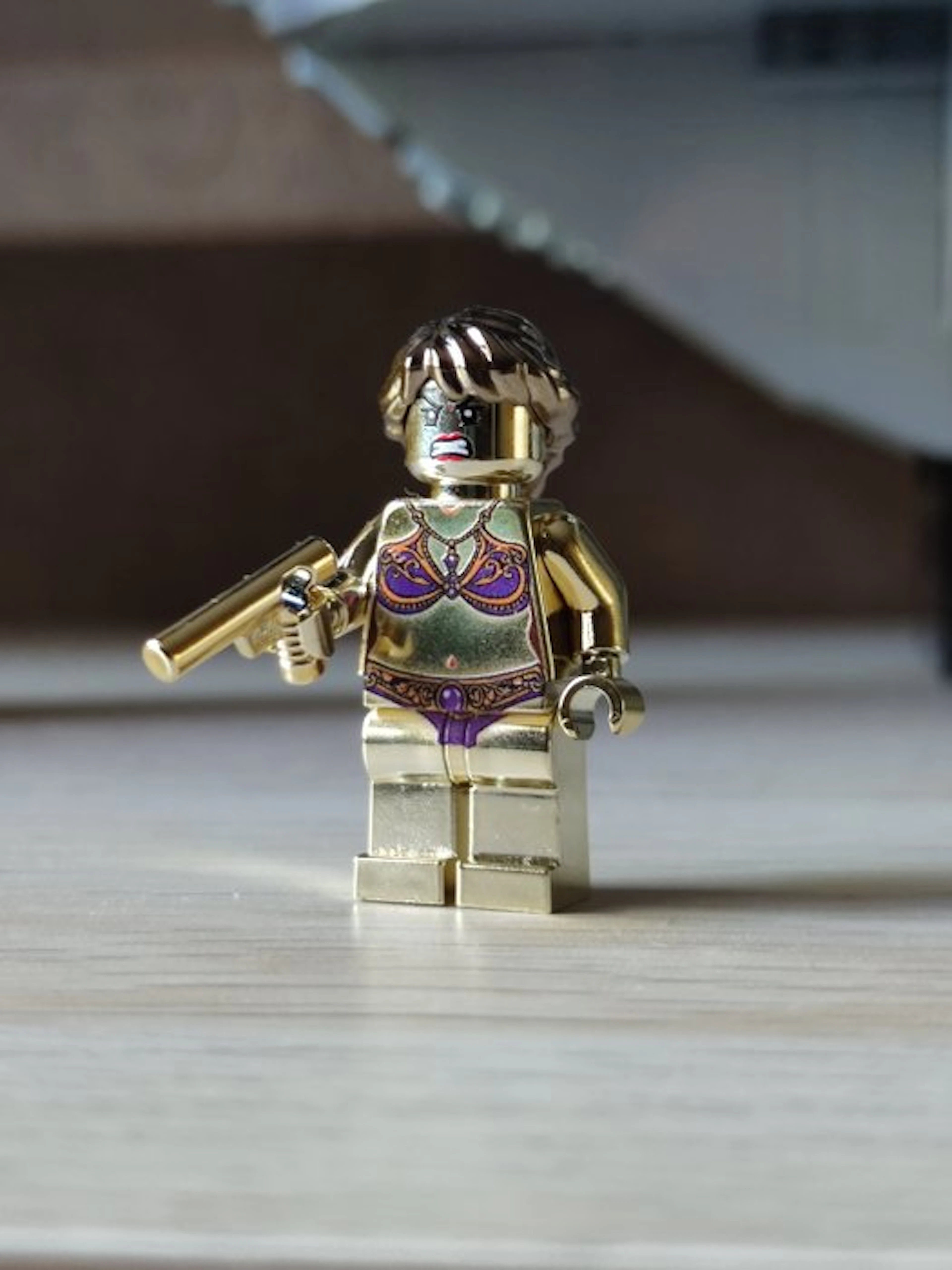 LEGO Minifigure - Minifigures - Princesse Leia chromé