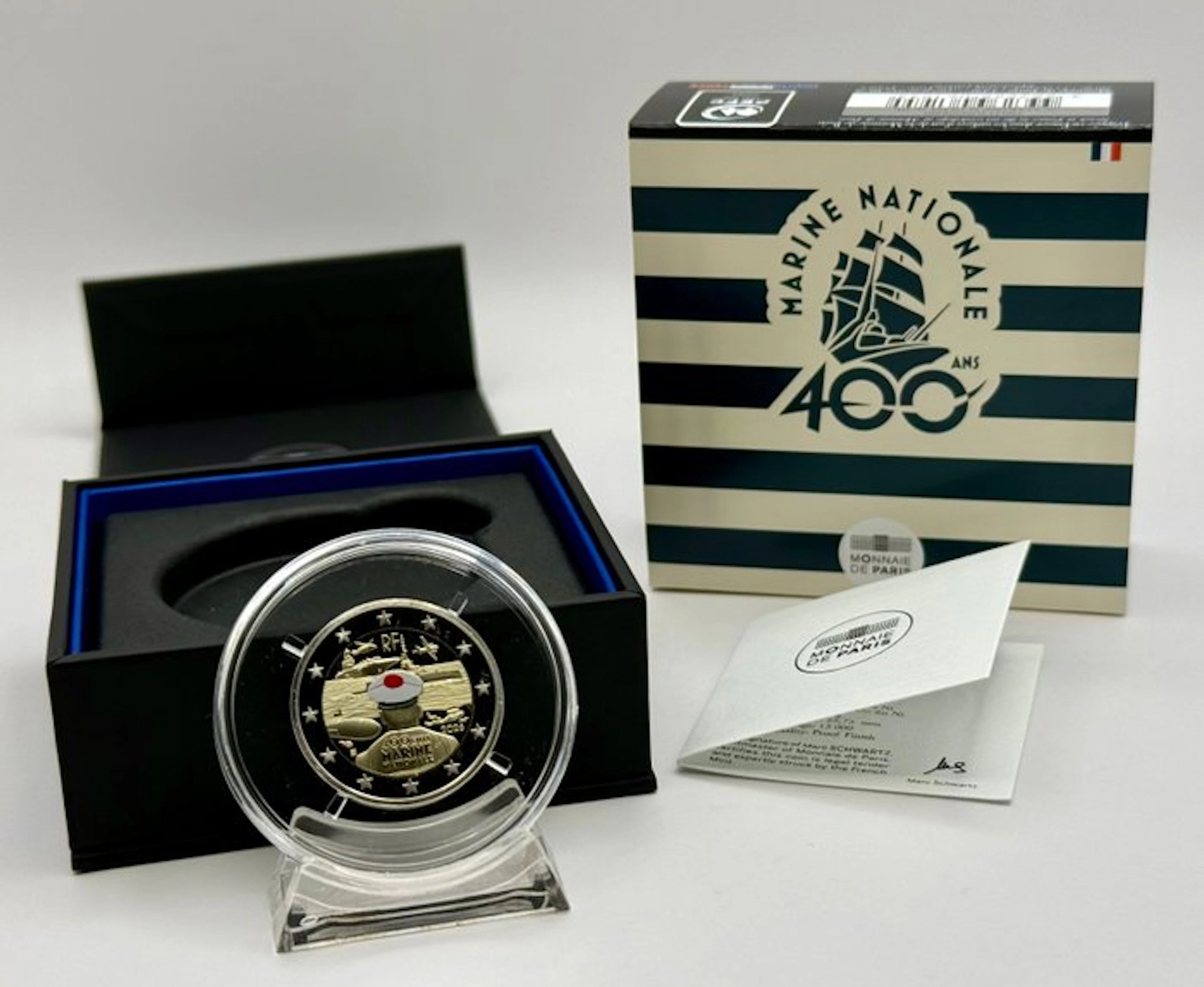 France. 2 Euro 2026 "400 Ans de la Marine Française" Proof (No reserve price)